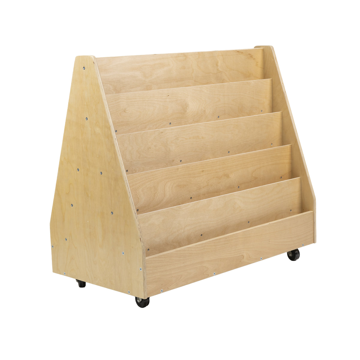Birch Double-Sided Mobile Book Display