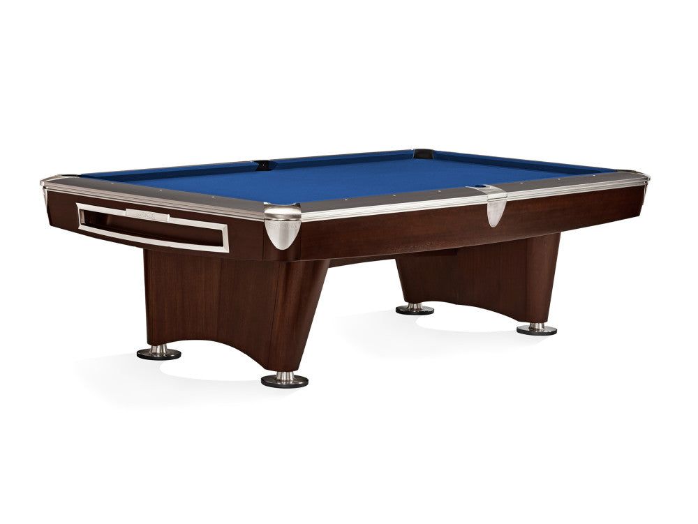 Gold Crown VI 9' Skyline Walnut / Espresso Two Tone Pocket, Pool Table - 114.6"L x 64.8"W x 32.3"H