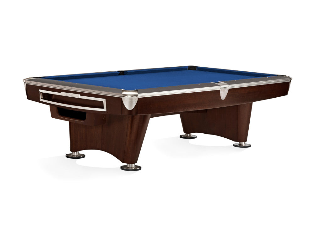 Gold Crown VI 9' Skyline Walnut / Espresso Two Tone Gully, Pool Table - 114.6"L x 64.8"W x 32.3"H