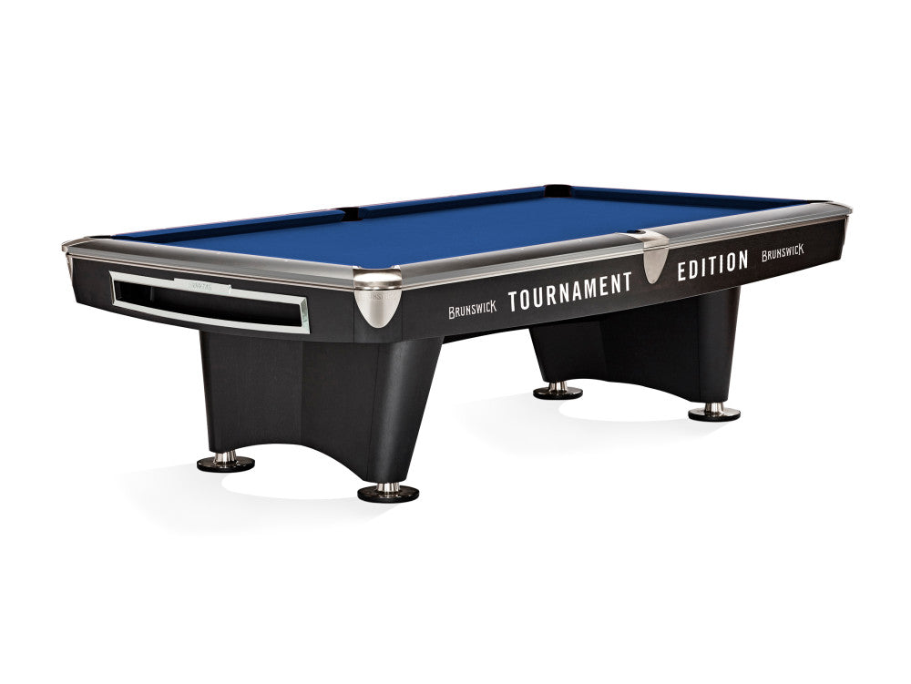 Gold Crown VI Tournament 9' Matte Black Pocket , Pool Table - 114.6"L x 64.8"W x 32.3"H