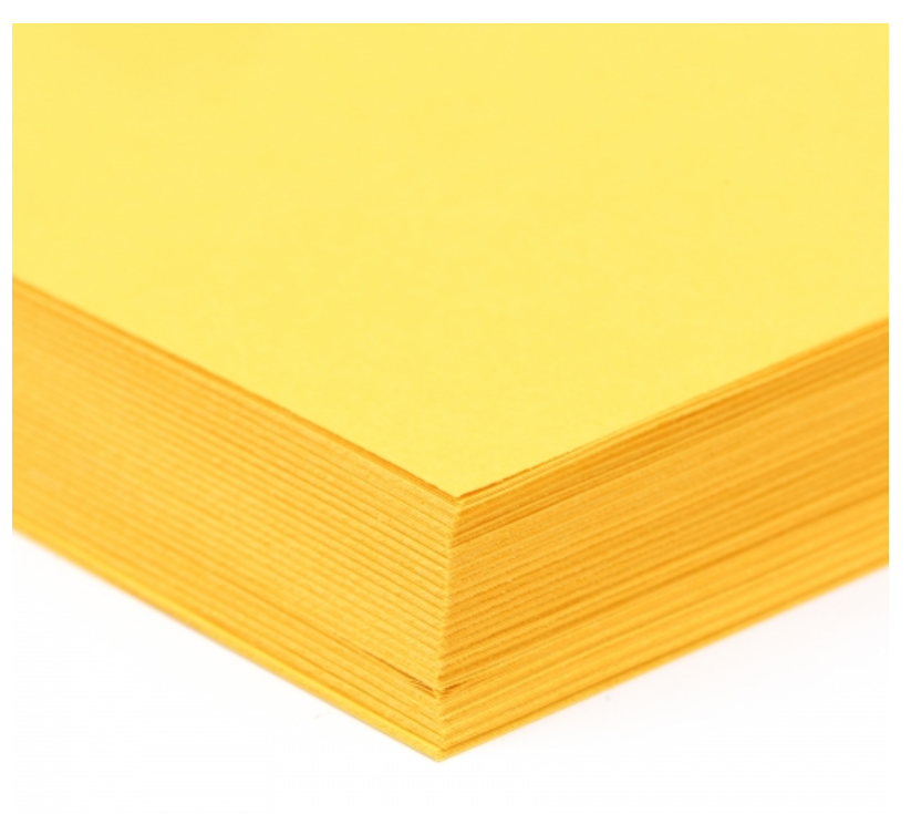 Goldenrod Vellum Bristol Cardstock, 11" x 17", 67 lb, 250 Sheets/Ream