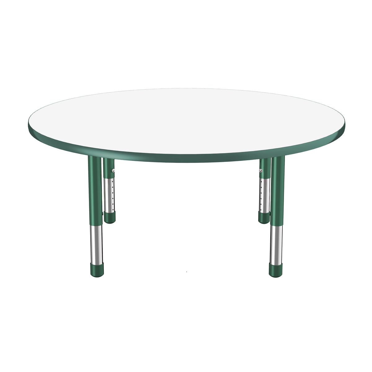 48" Round Dry-Erase Activity Table with Adjustable Chunky Legs - Whiteboard/Green