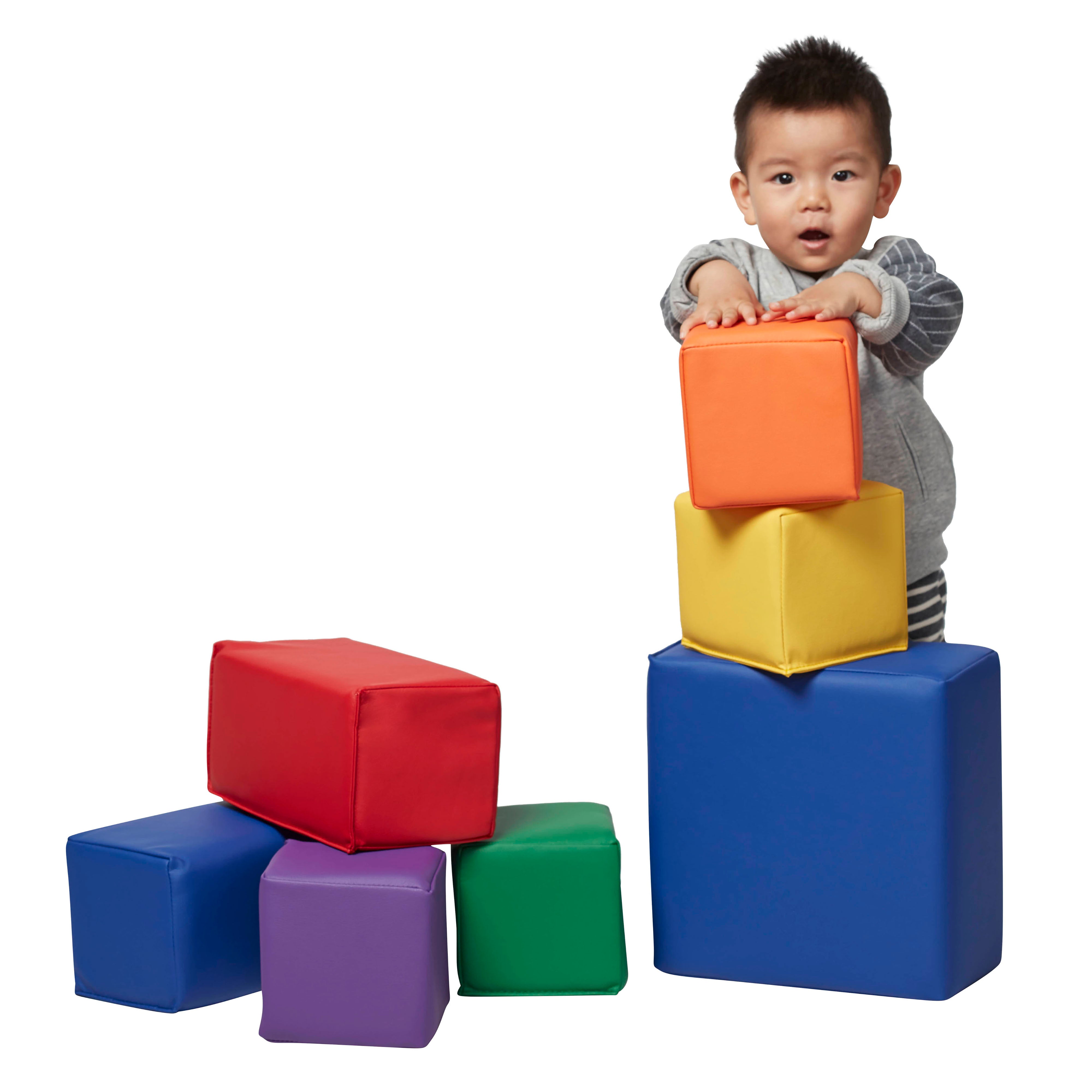 SoftZone Toddler Foam Blocks 7-Piece - Assorted