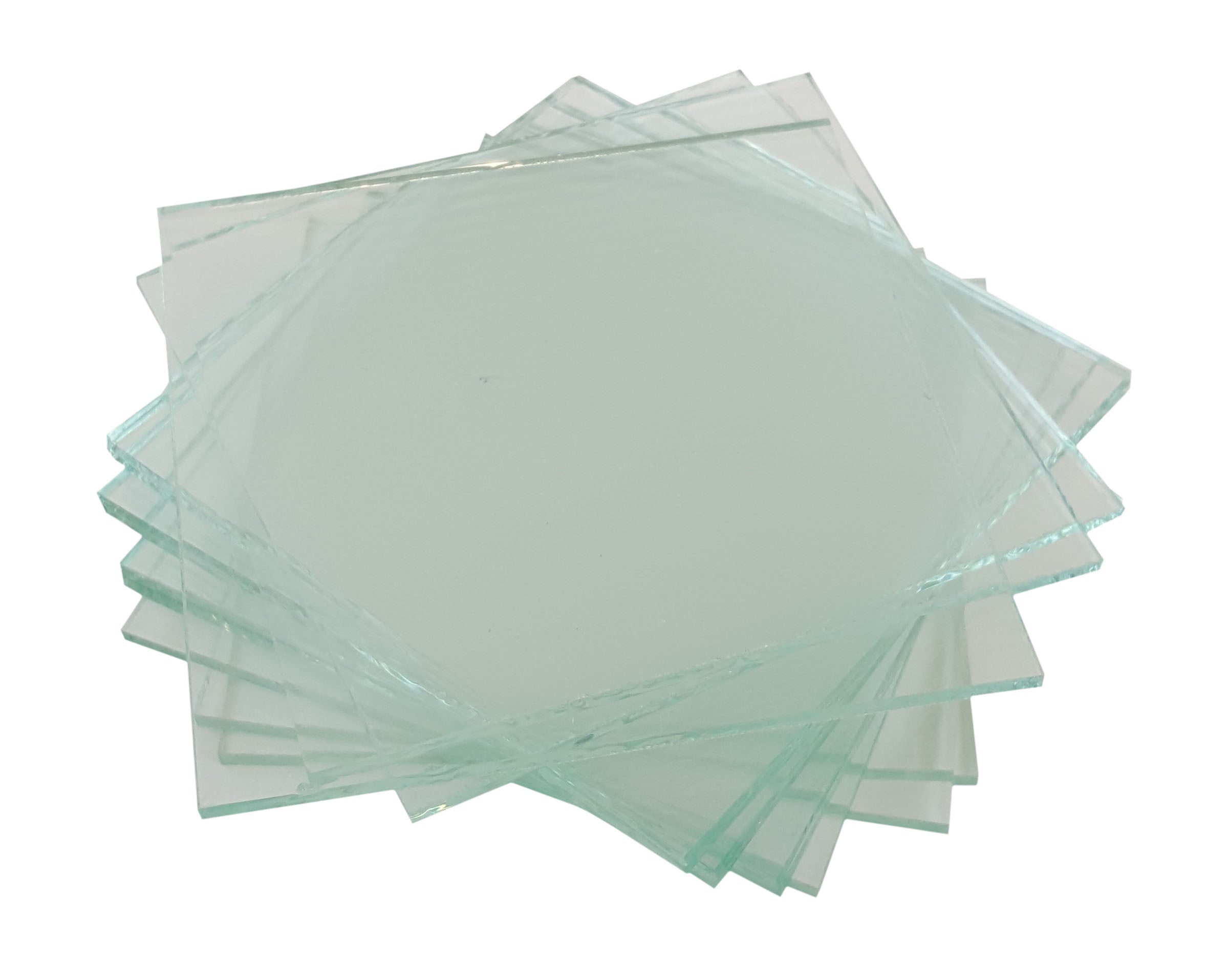 Glass Plate 2"x2" Pack 12.