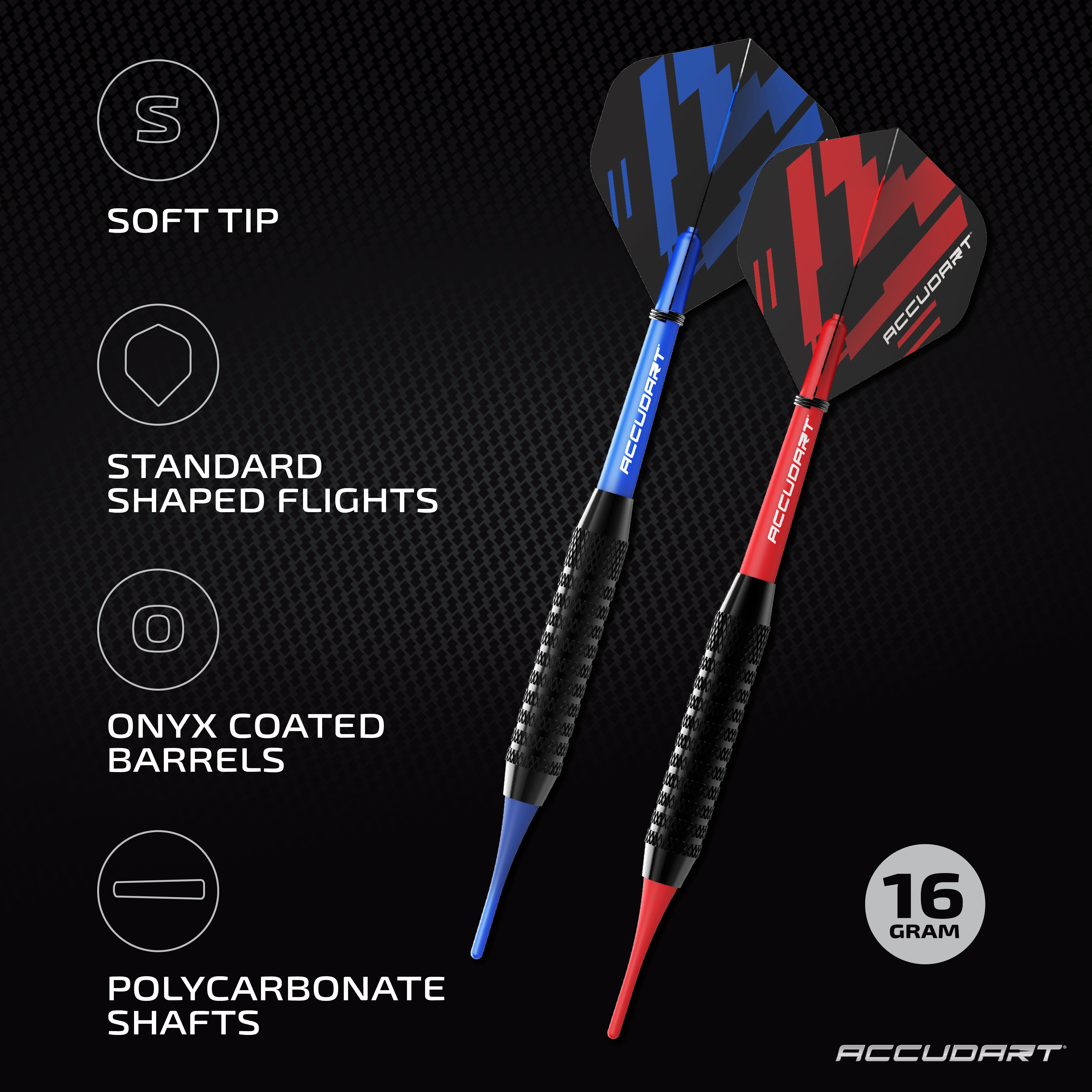 Accudart 24 Dart Soft Tip Multi-Pack