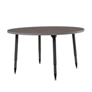 Adapte 48" Round Thermofused Activity Table with Adjustable Tapered Legs - Cosmic Strandz/North Sea