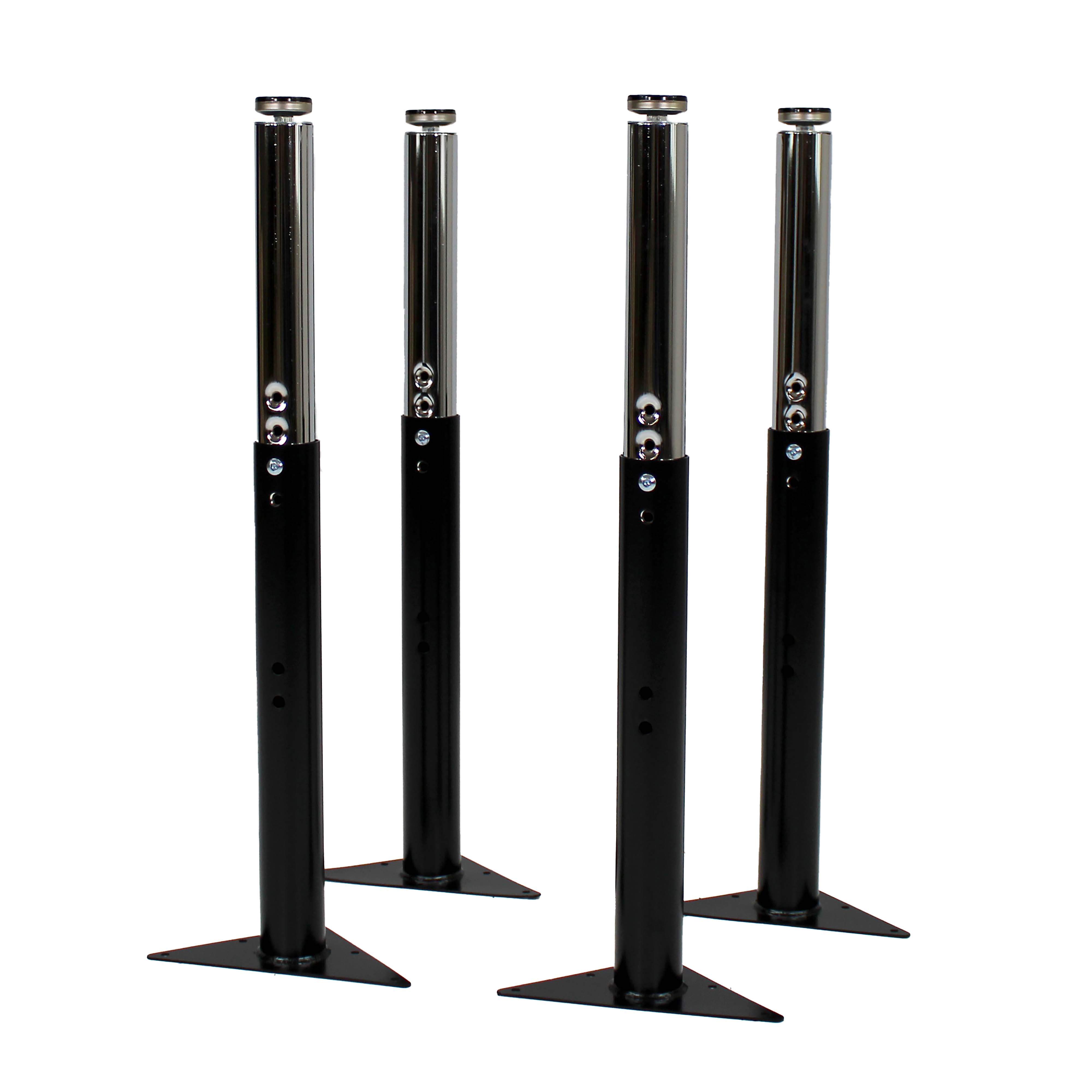 Super Legs for Activity Tables, 4-Piece - Black