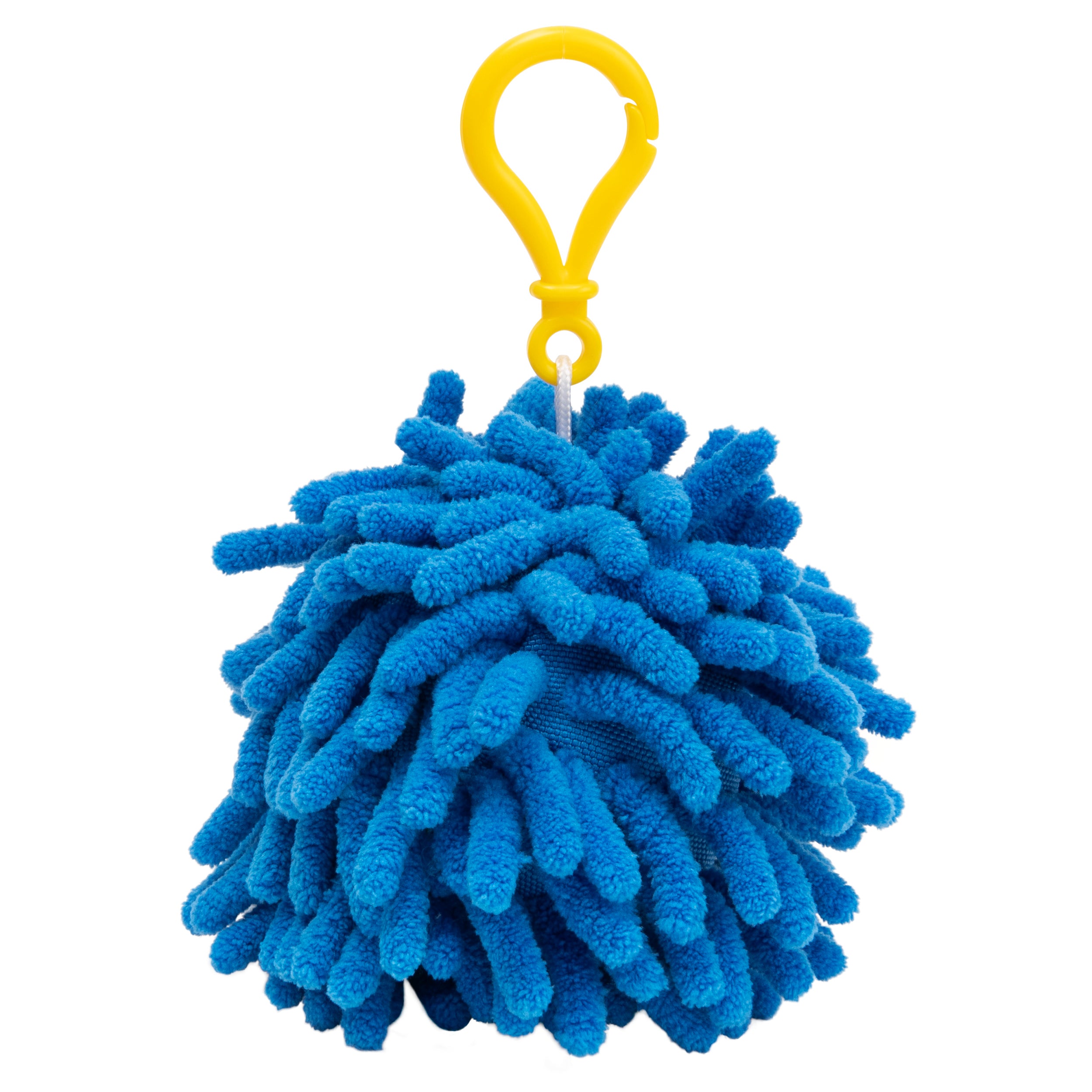 GUND Sesame Street Grover Fuzzy Pom Backpack Clip, 2.5"