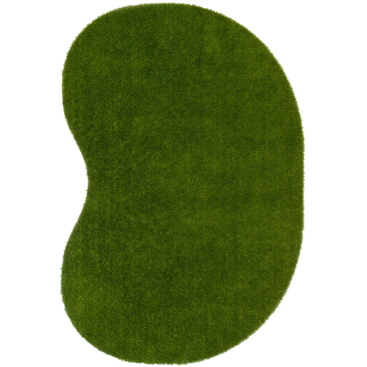 GreenSpace 9' x 12' Jellybean area rug in color Green
