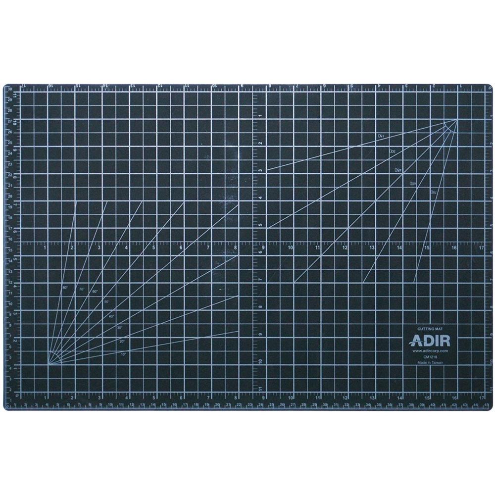 36 in. x 48 in. Self Healing Reversible Cutting Mat, Green/Black 2 Pack