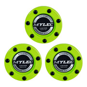 Official Roller Hockey Game Puck – Green – 3 Pack