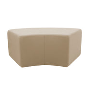 Outdoor 24" x 48" S-Curve Ottoman with Sunbrella®, 18" H - Spectrum Sand