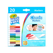 Crayola Color Wonder Marker Set, 20 Mess Free Broad Line Markers for Kids & Toddlers 3+