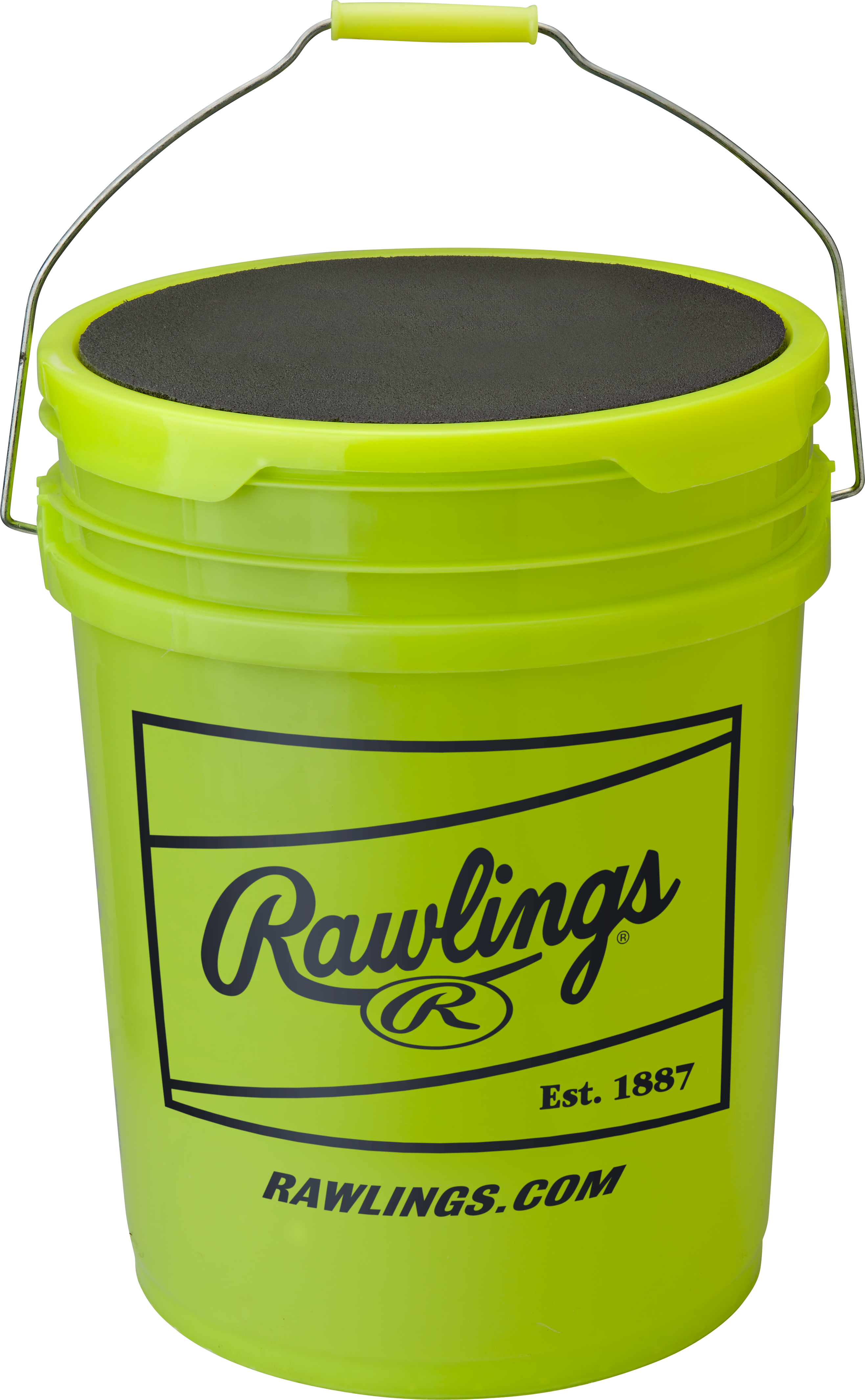 Rawlings 6 Gallon Empty Bucket Optic Yellow - 6 Pk