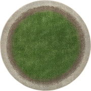 Grounded 5'4" Round area rug in color Meadow