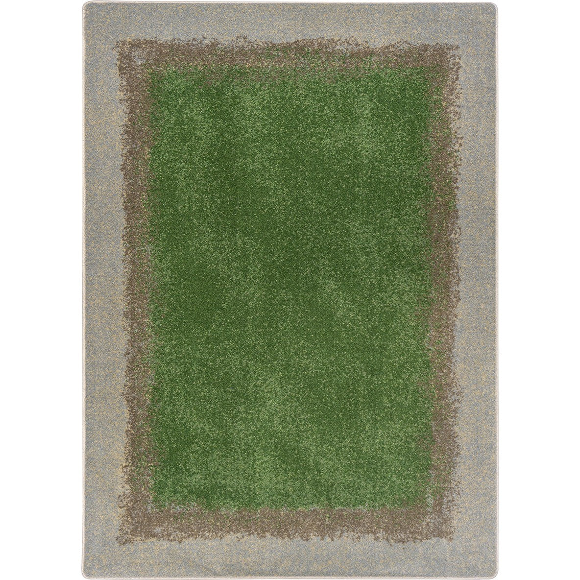 Grounded 5'4" x 7'8" area rug in color Meadow