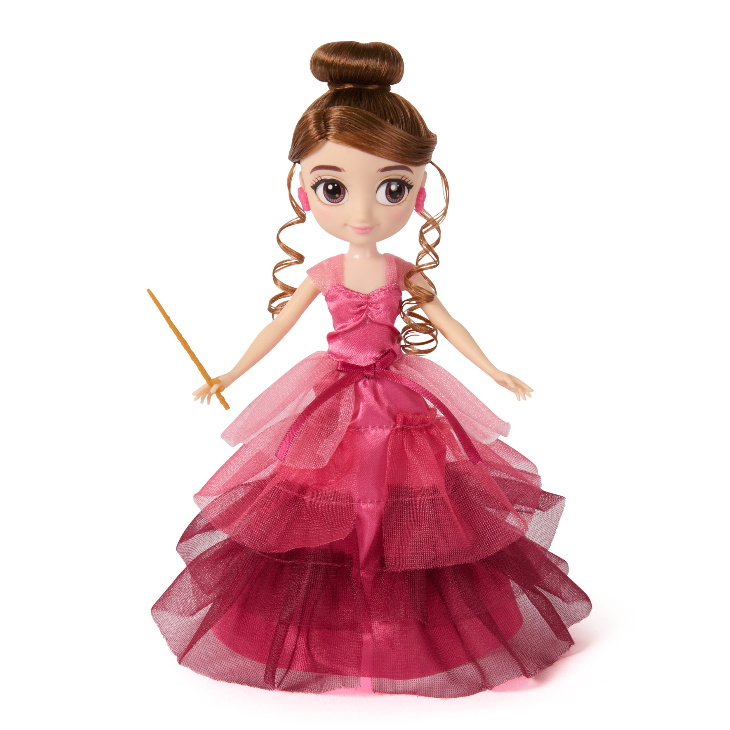 Wizarding World Harry Potter, 8-inch Hermione Granger Doll 9-Piece Yule Ball Gift Set with Doll Accessories, Kids Toys for Ages 6 and up