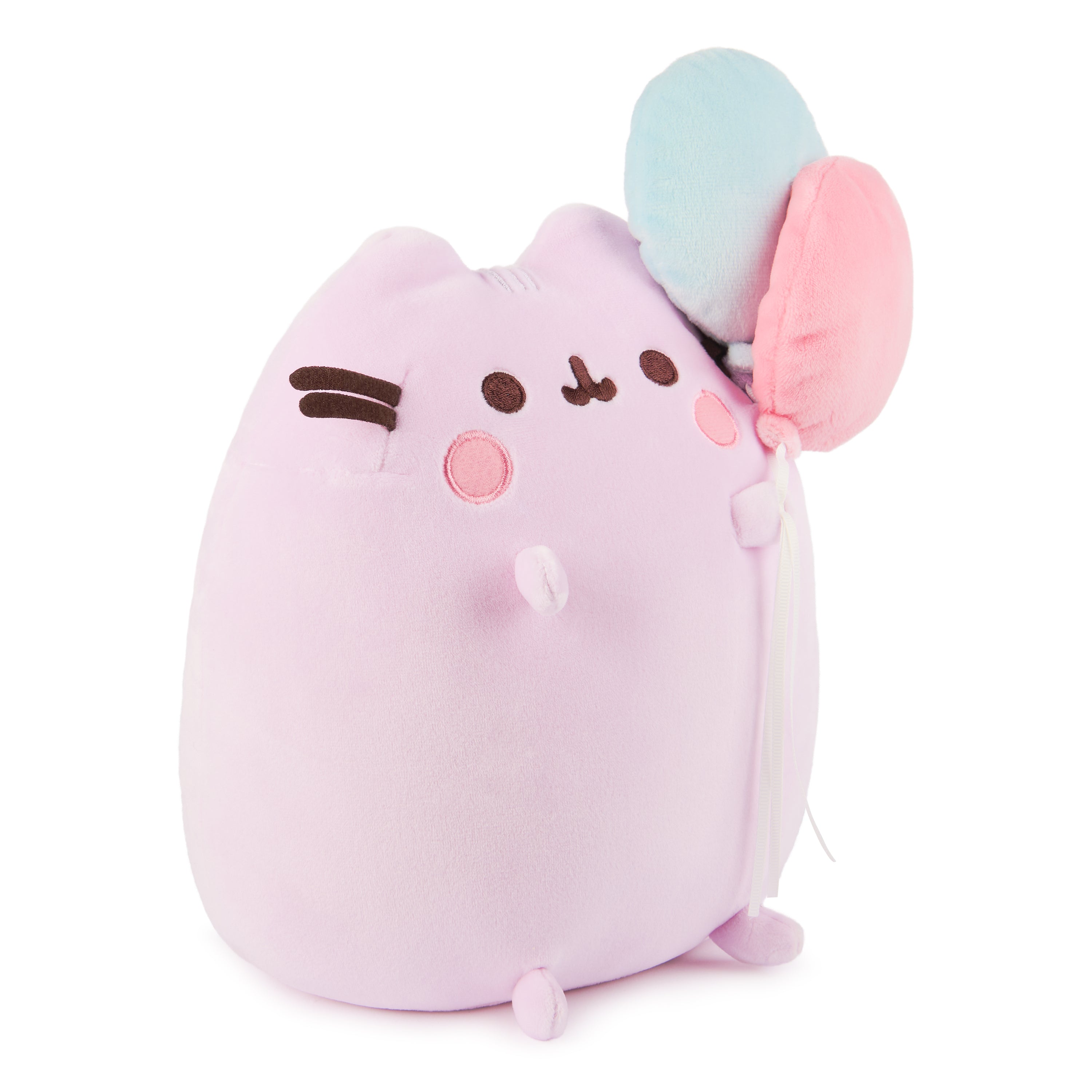 GUND Pusheen 15th Anniversary Squisheen Plush, Squishy Toy, Collectible Plush, Cat Stuffed Animal for Ages 8 and Up, Pink, 9.5”