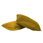 12" x 20" Rectangle Lumbar Microfiber Pillow with Piping, 2-Piece - Dijon
