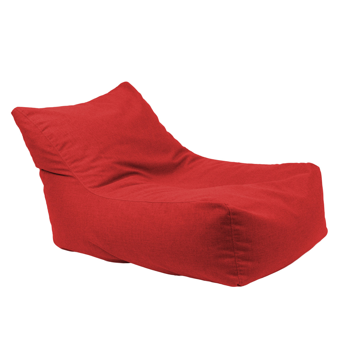 Oudoor Bean Bag Lounger with Sunbrella - Canvas Jockey Red