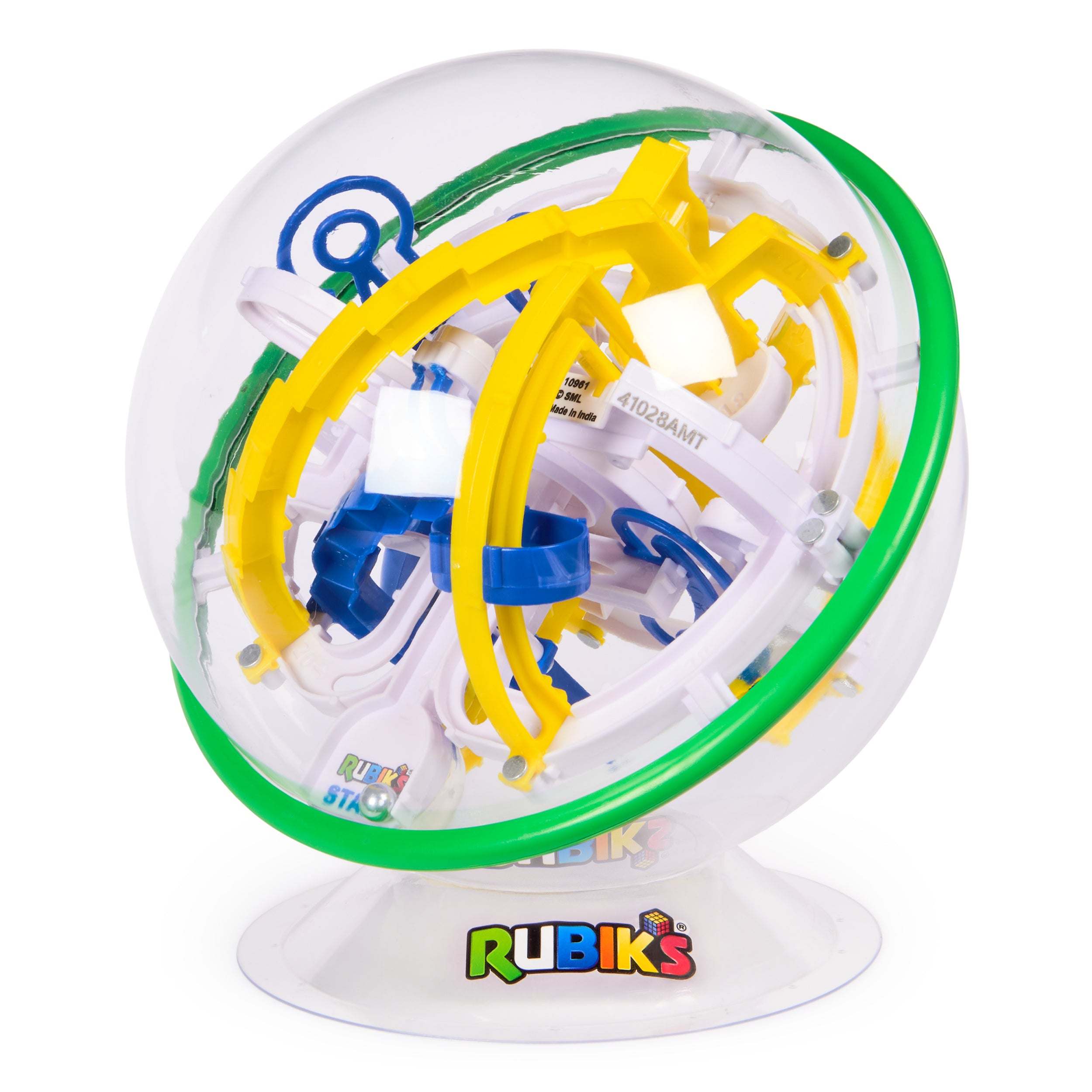 Rubik’s Cube, Rubik’s Tracks 70 3D Gravity Maze & 3D Puzzle Game with 70 Obstacles, Problem-Solving Challenging Brain Teaser Fidget Toy, for Ages 8+
