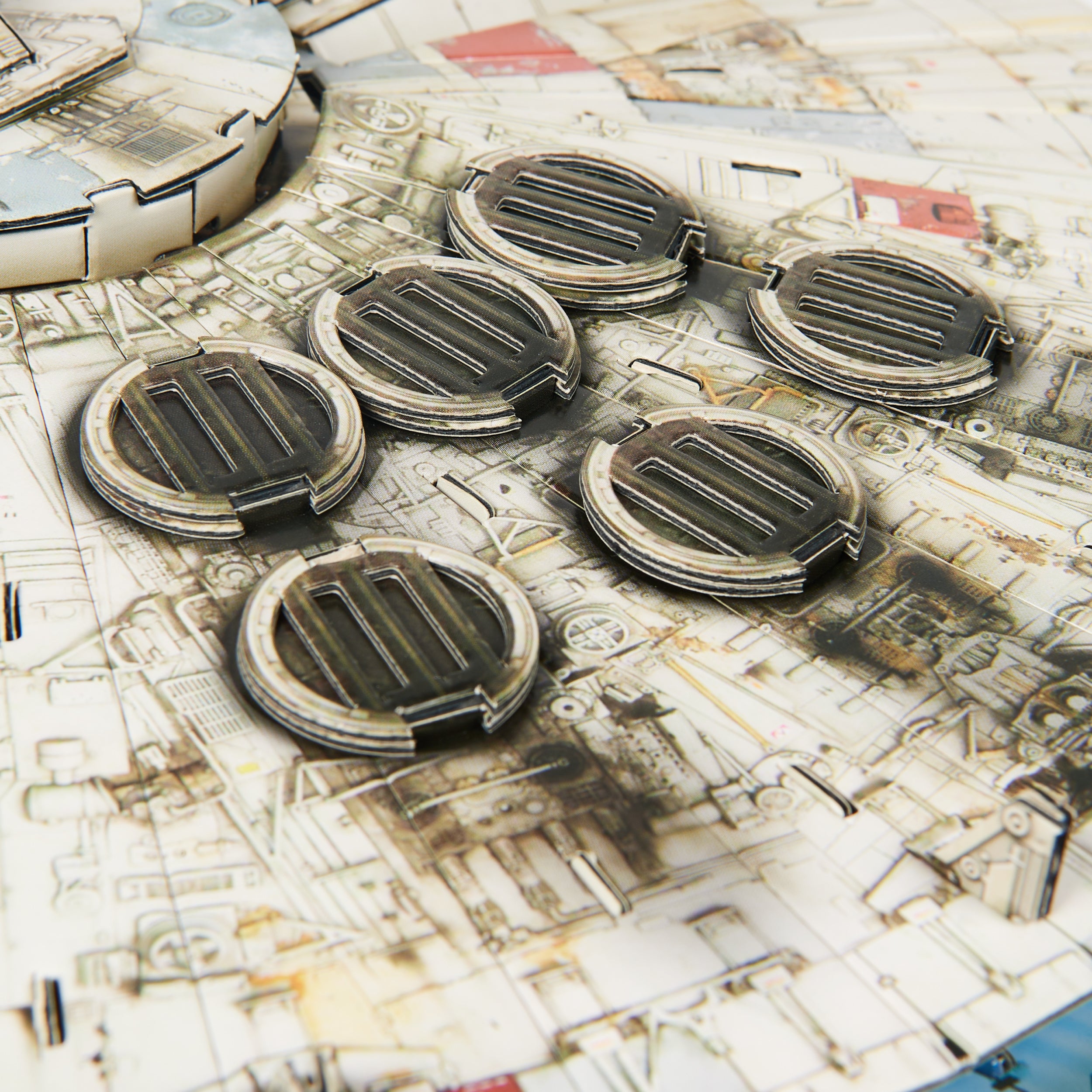 4D Build Star Wars Millennium Falcon 3D Model Kit, Star Wars Gifts, Toys Desk Decor for Fans & Collectors, Adults & Teens 12+