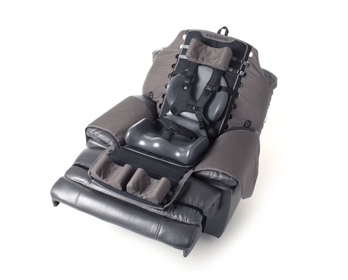 (RSS) Recliner Support System (Includes Head and Leg Support Standard), Fabric Color: Cool Grey 10C / Black with CA117 Fire-Resistant
Treatment