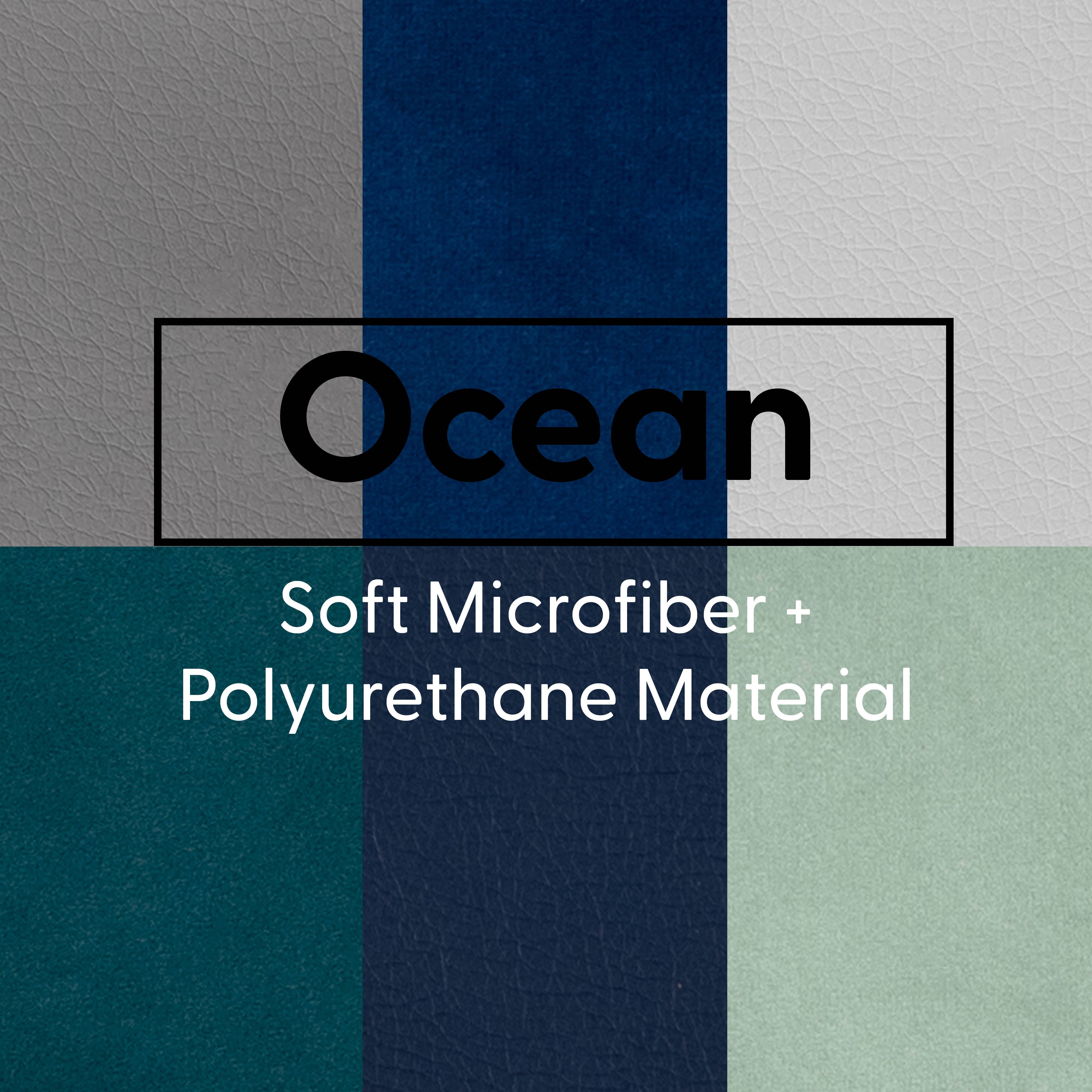 SoftScape Two-Texture Big Block Set, 6-Piece - Ocean