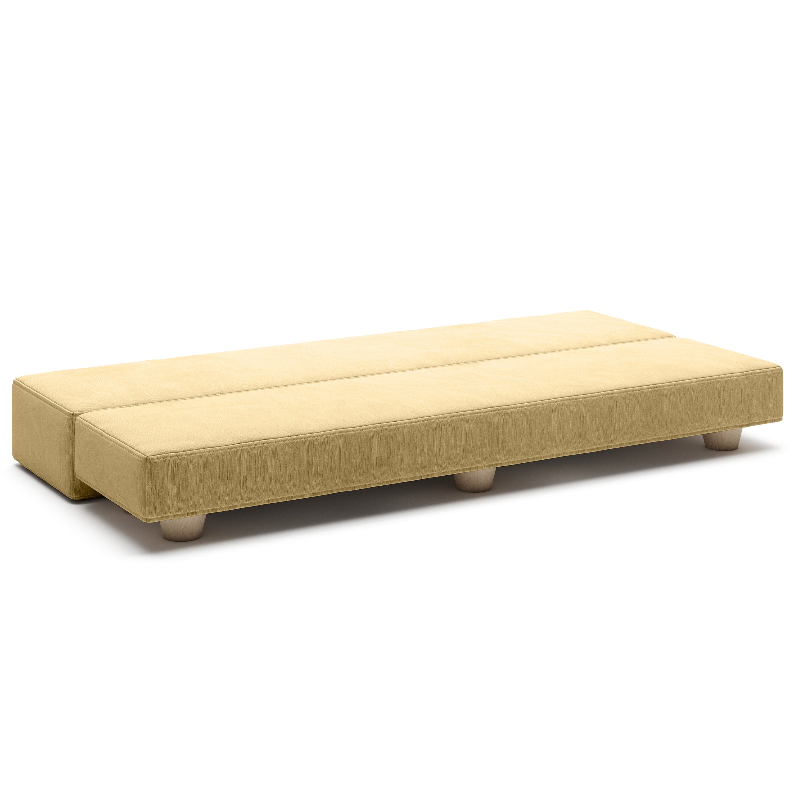 Jaxx Camden Convertible Bed Bench / Fold-Out Twin Guest Bed, Charcoal