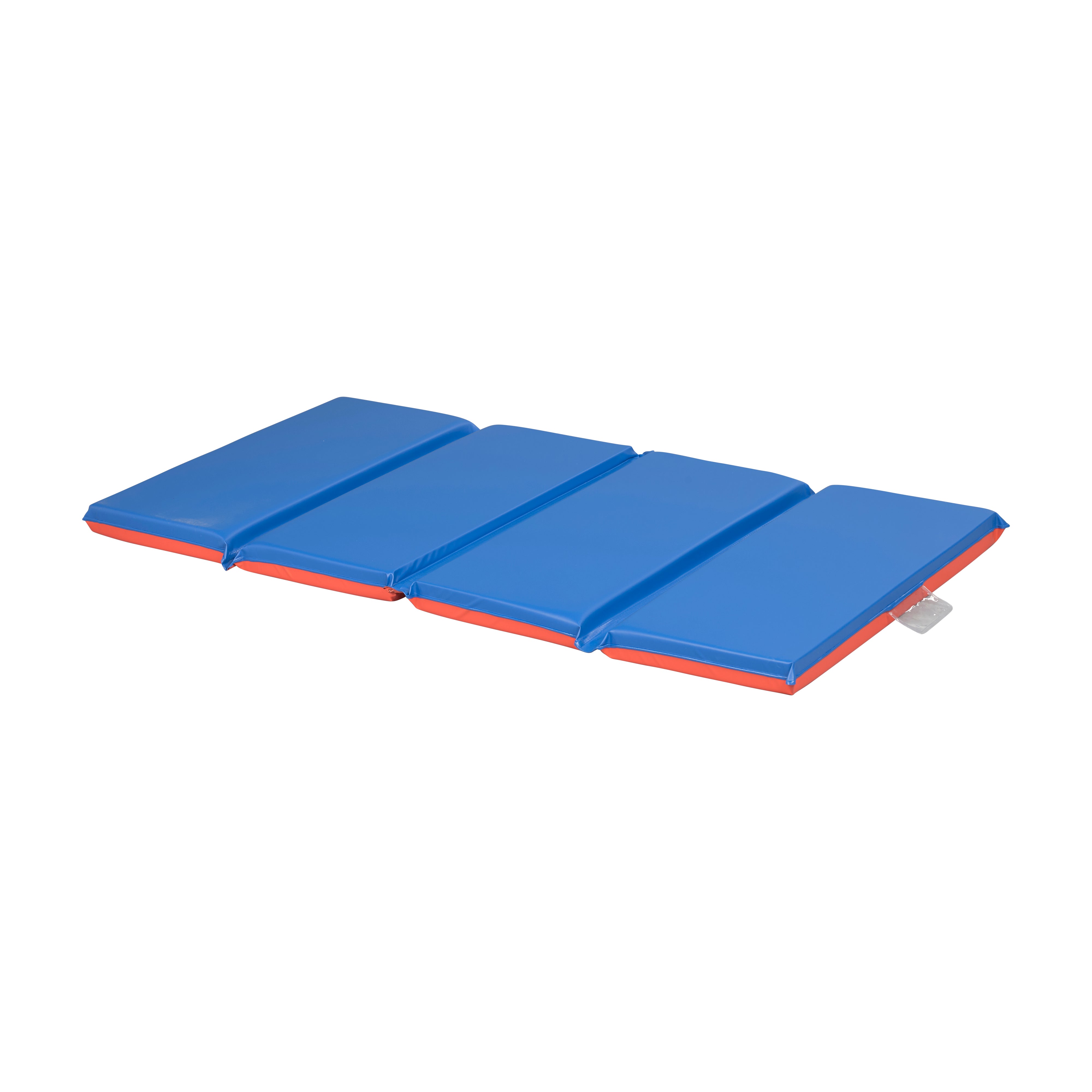 Heavy-Duty Folding Rest Mat 4-Section 2in 5-Pack - Blue/Red