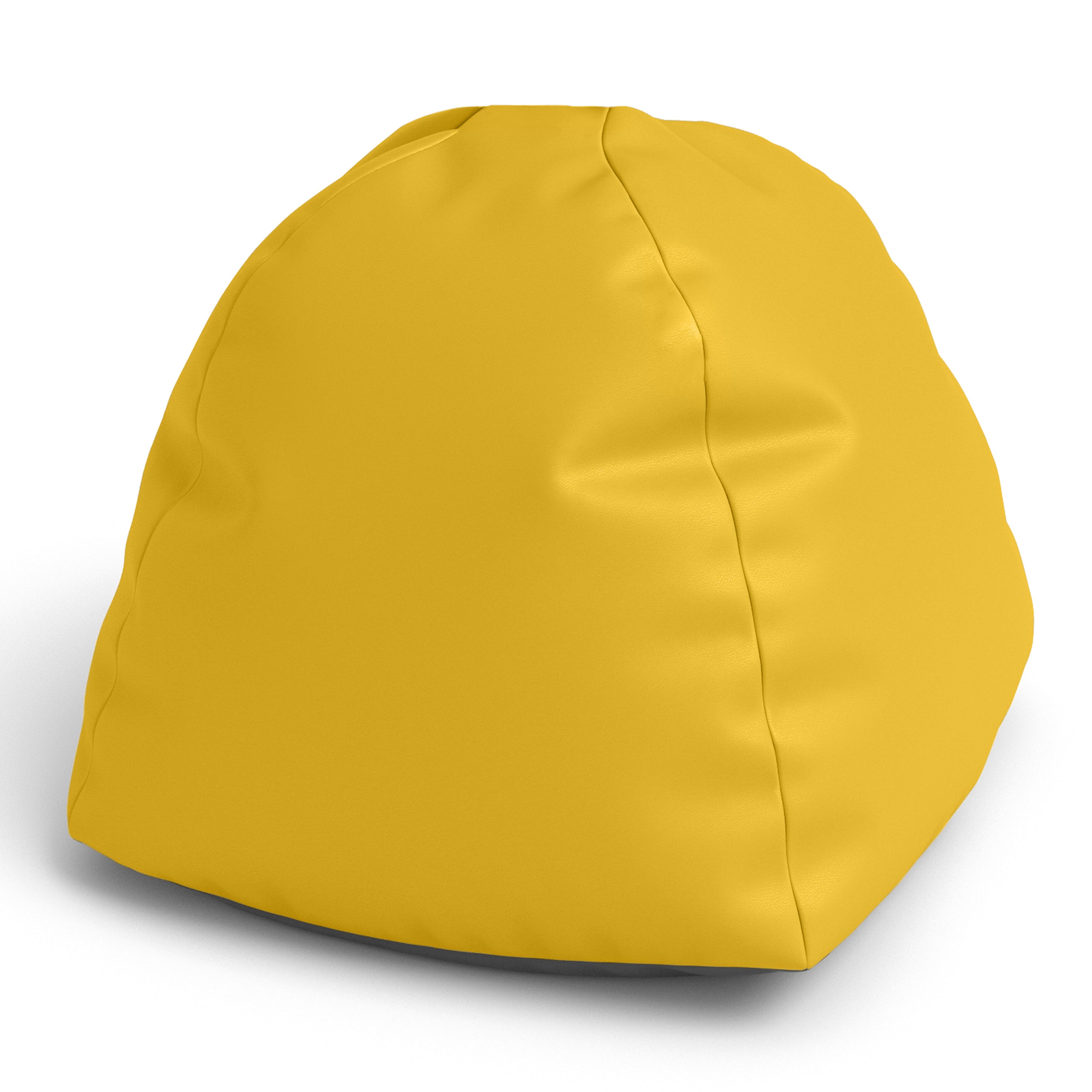 Jaxx Gumdrop Jr. Kids Bean Bag for Early Childhood & Educational Environments, Premium Vinyl - Yellow