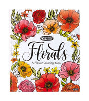 Crayola Flower Coloring Book, Florals, 40 Premium Adult Coloring Pages, Gift