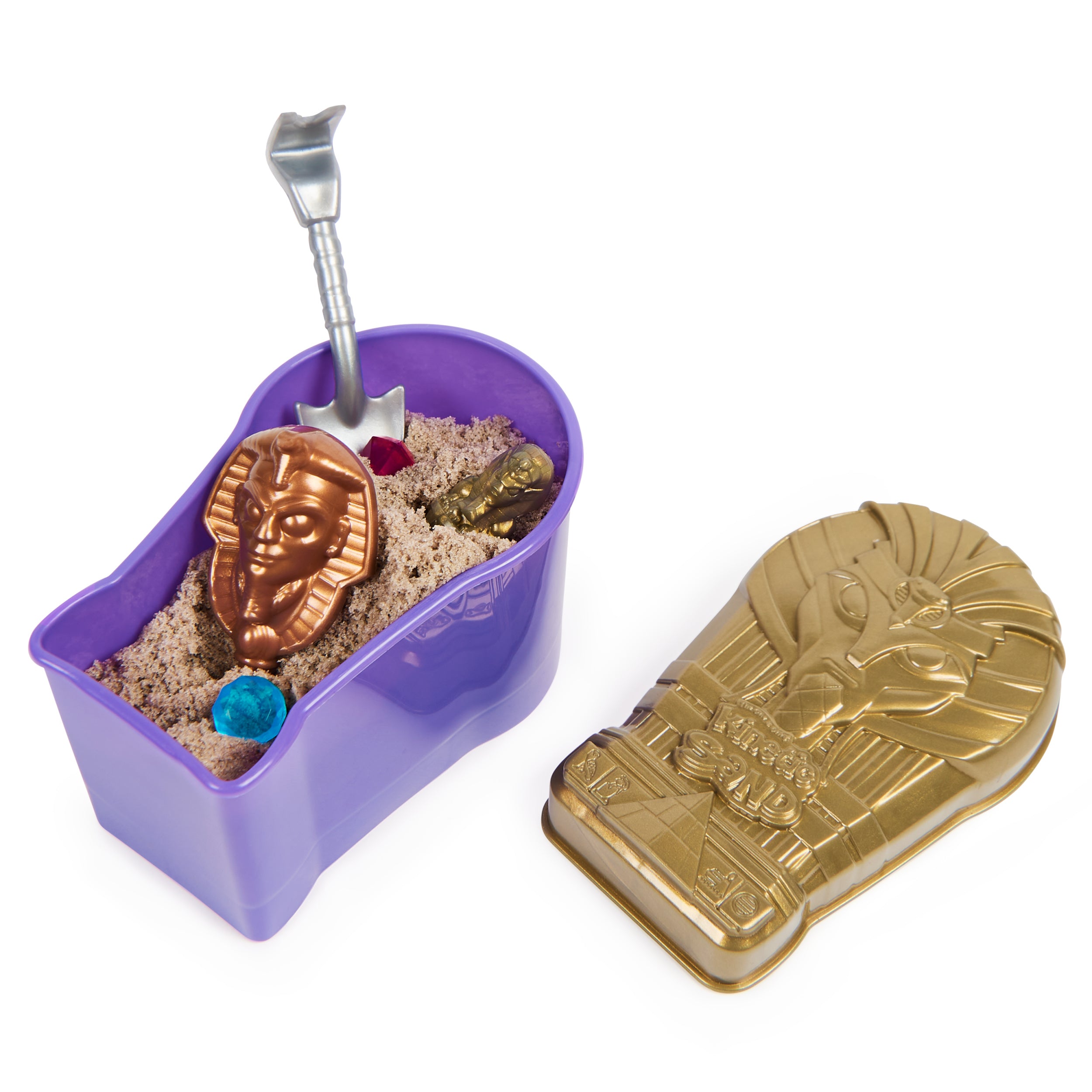 Kinetic Sand, Mummy Tomb Style May Vary, 6oz Natural Brown Play Sand, Surprise Goodie Bags Small Gifts, Sensory Toys for Kids Ages 3 and Up