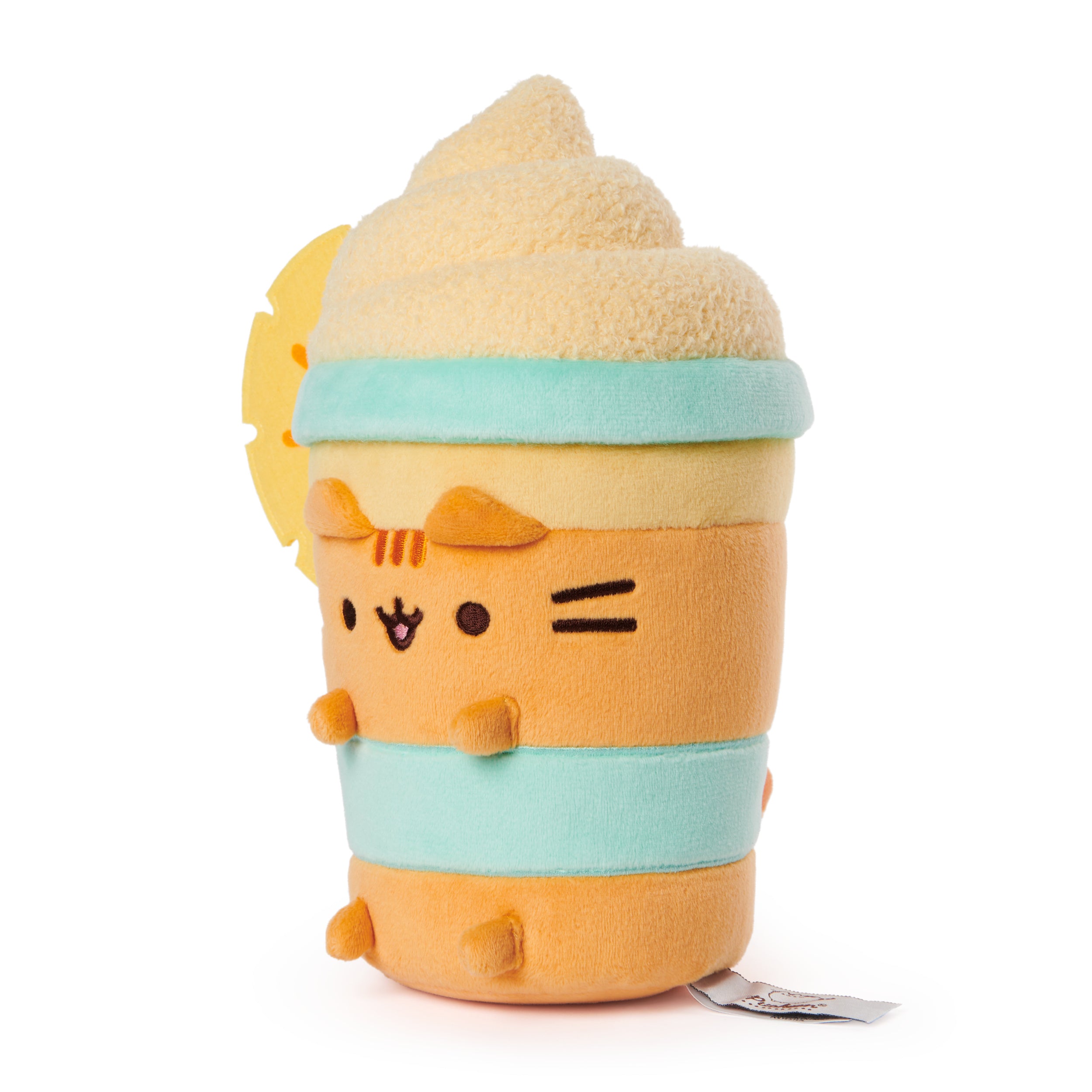 GUND Pusheen Pineapple Float Plush, Cat Stuffed Animal for Ages 8 and Up, Orange, 9.5”