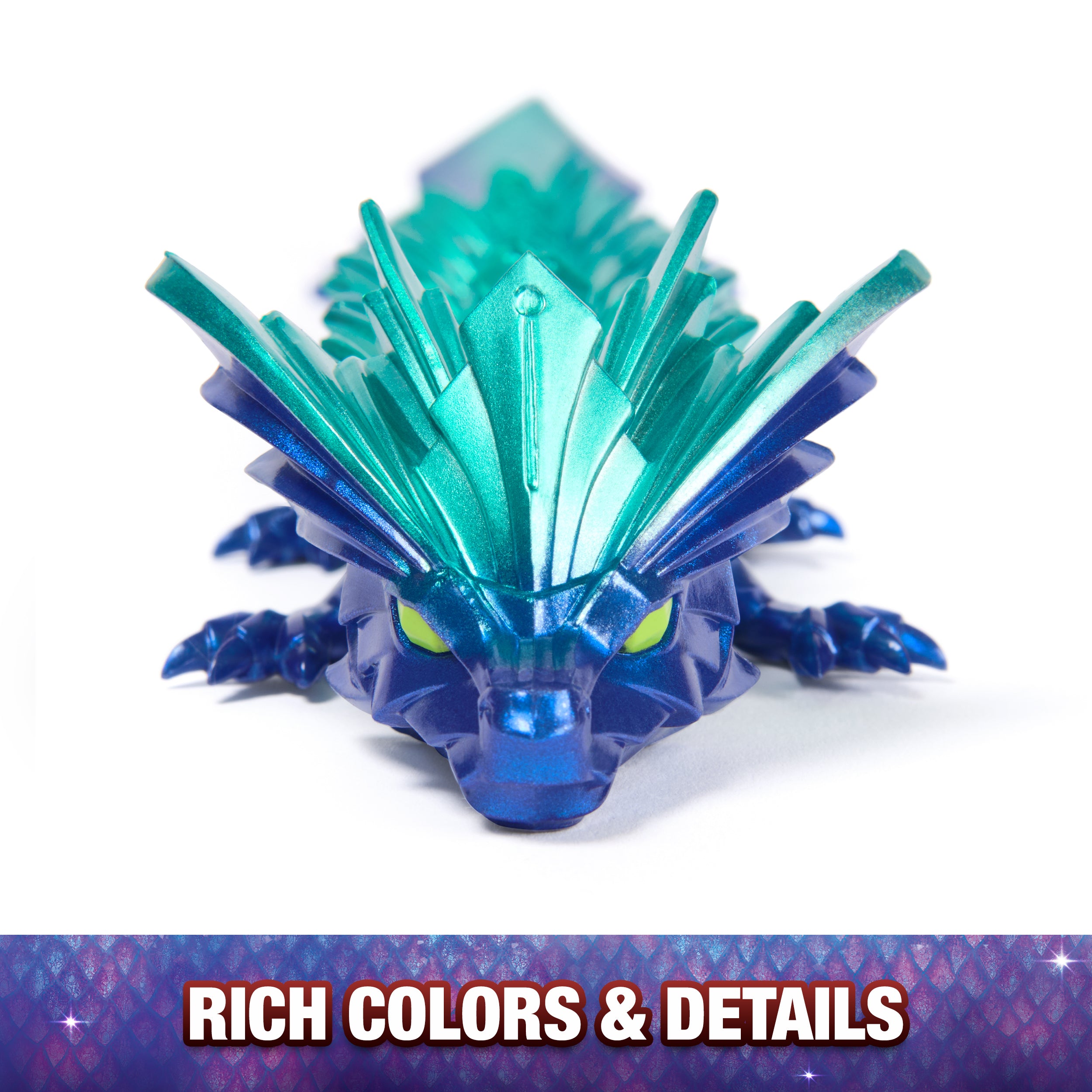 CrystaLynx Dragons, 12.5-inch Collectible Articulated Dragon Toy Figure & Blind Box Display Egg, Fidget Home Office & Desk Decor Styles May Vary