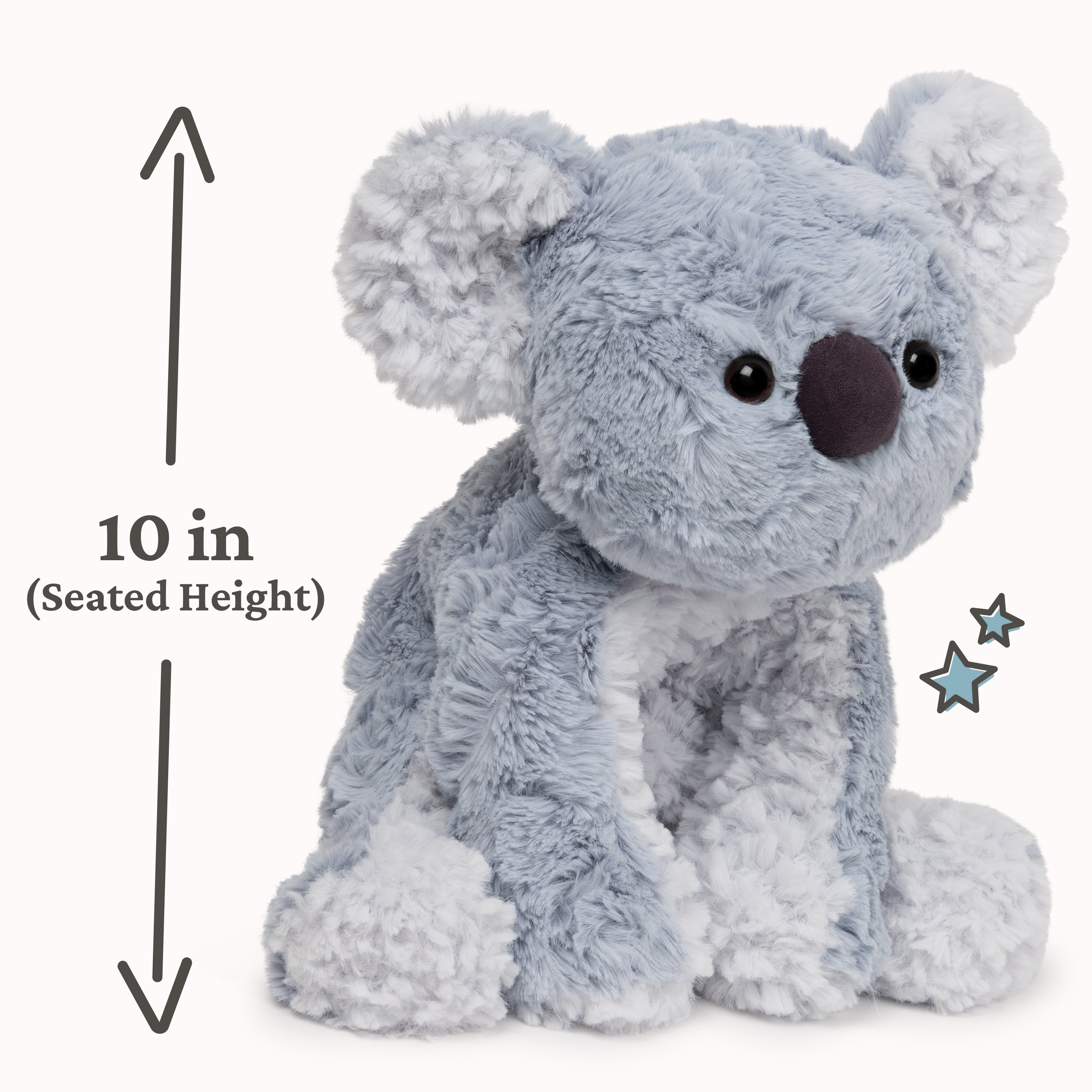 GUND Cozys Collection Koala Stuffed Animal, Koala Bear Plush Toy for Ages 1 and Up, Gray/White, 10"