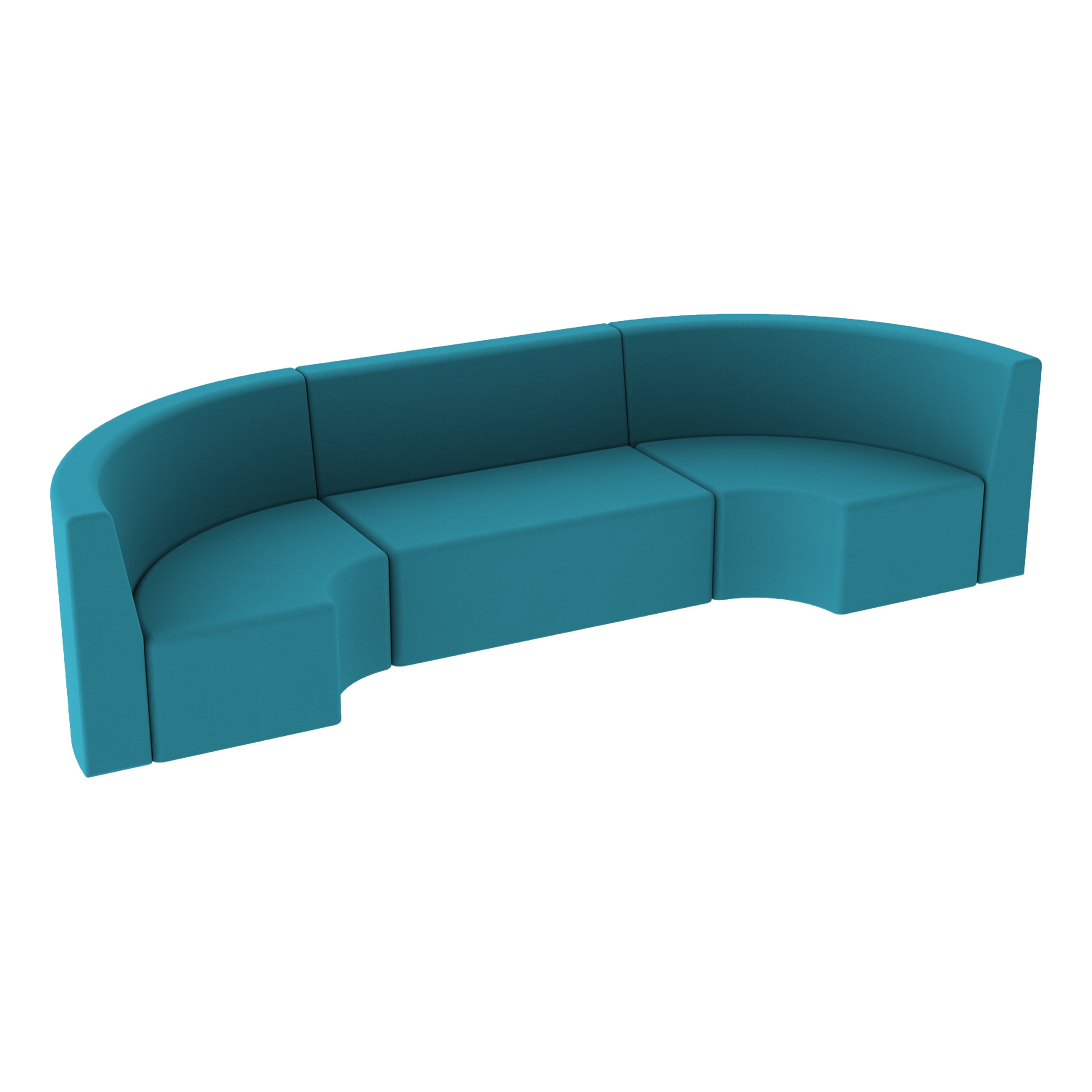 Pro Series Tallback Chairs 12" Seat Height, 3-Piece Set - Teal