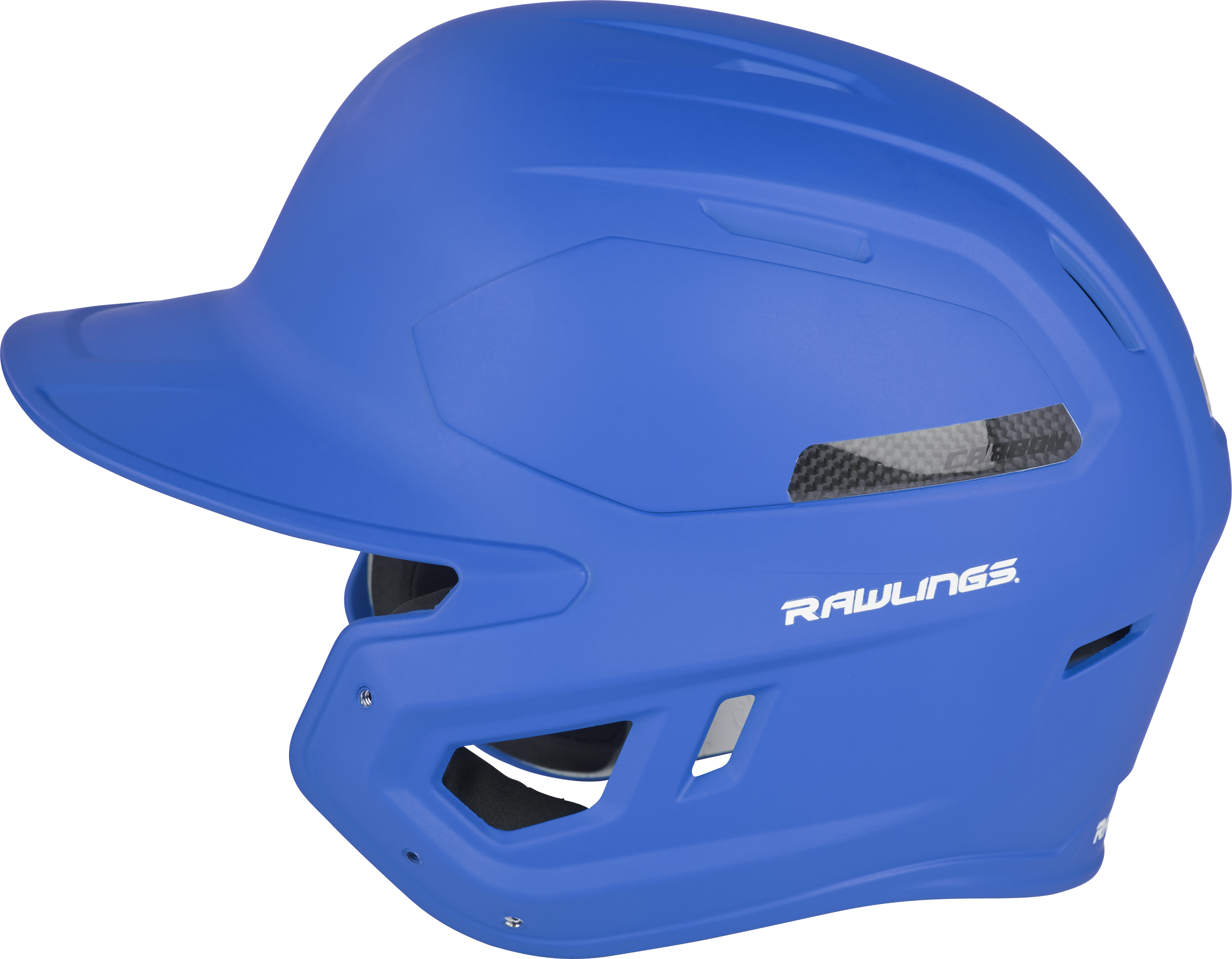 Rawlings Mach Carbon Adult 1-Tone Baseball Helmet - Small - Royal