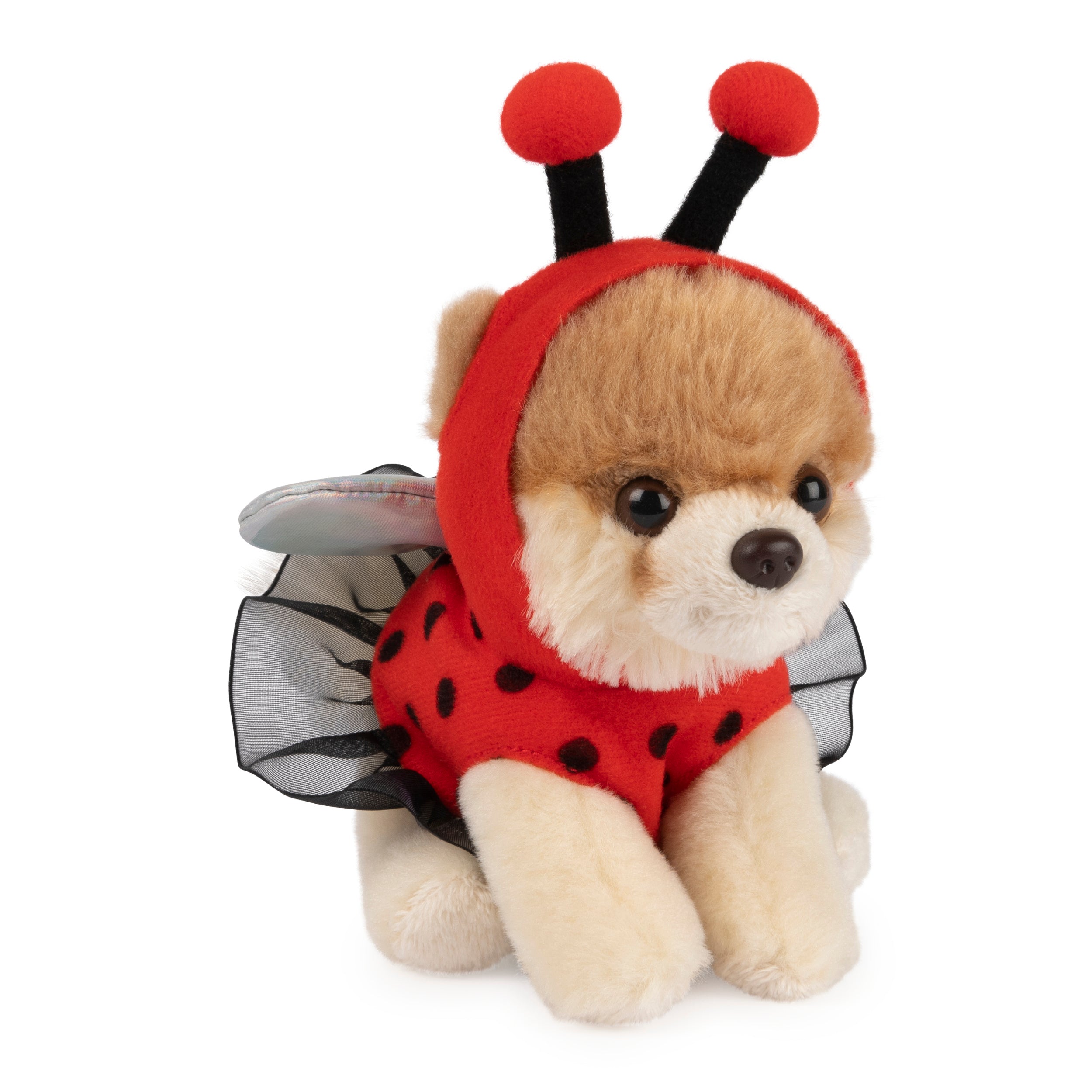GUND Boo, The World’s Cutest Dog Ladybug Plush Pomeranian Stuffed Animal for Ages 1 and Up, 5”