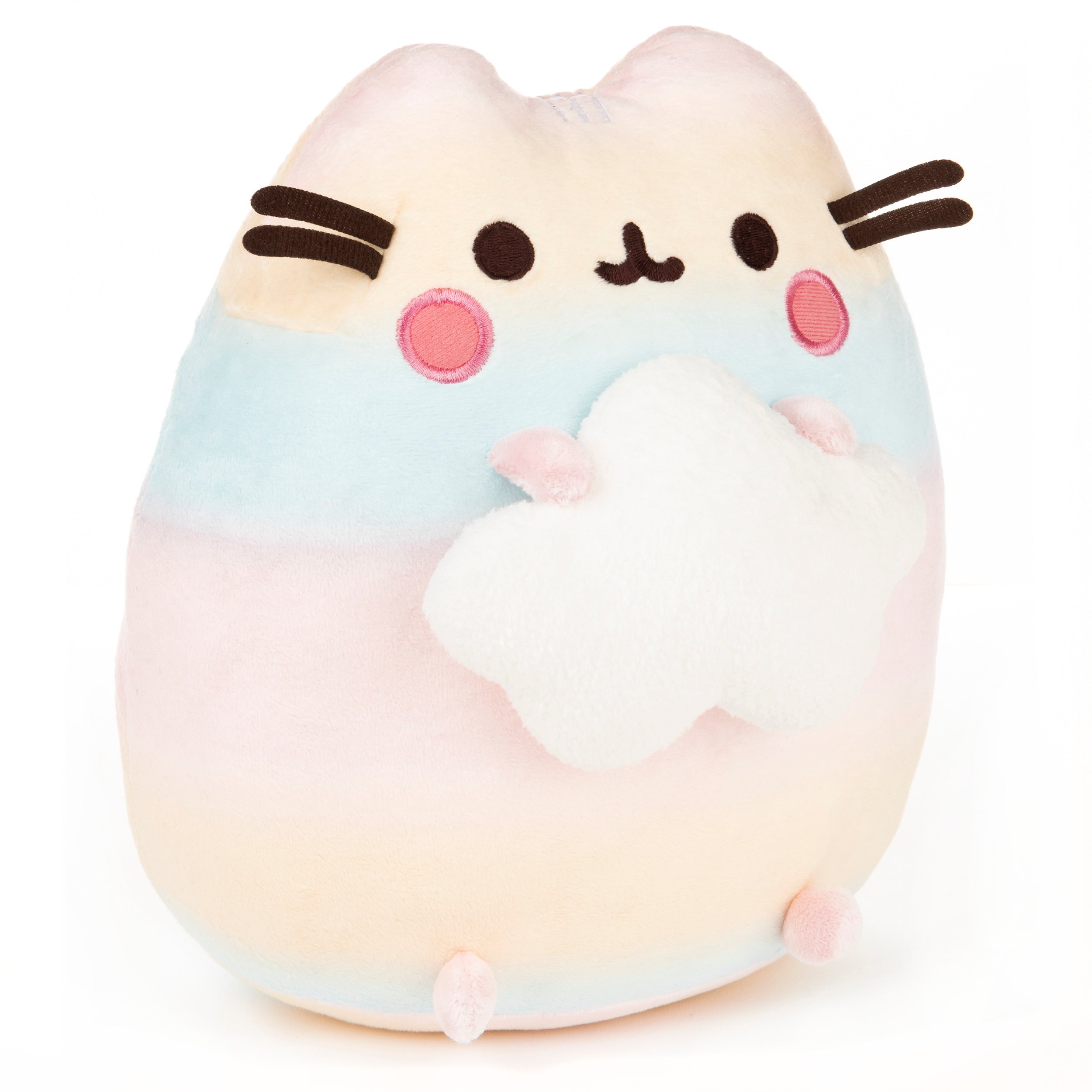 GUND Pusheen Rainbow Ombre Plush, Stuffed Animal for Ages 8 and Up, Rainbow, 9.5”