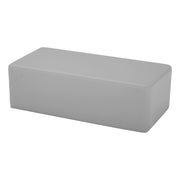 Pro Series Upholstered Rectangle Ottoman 12" Height - Gray