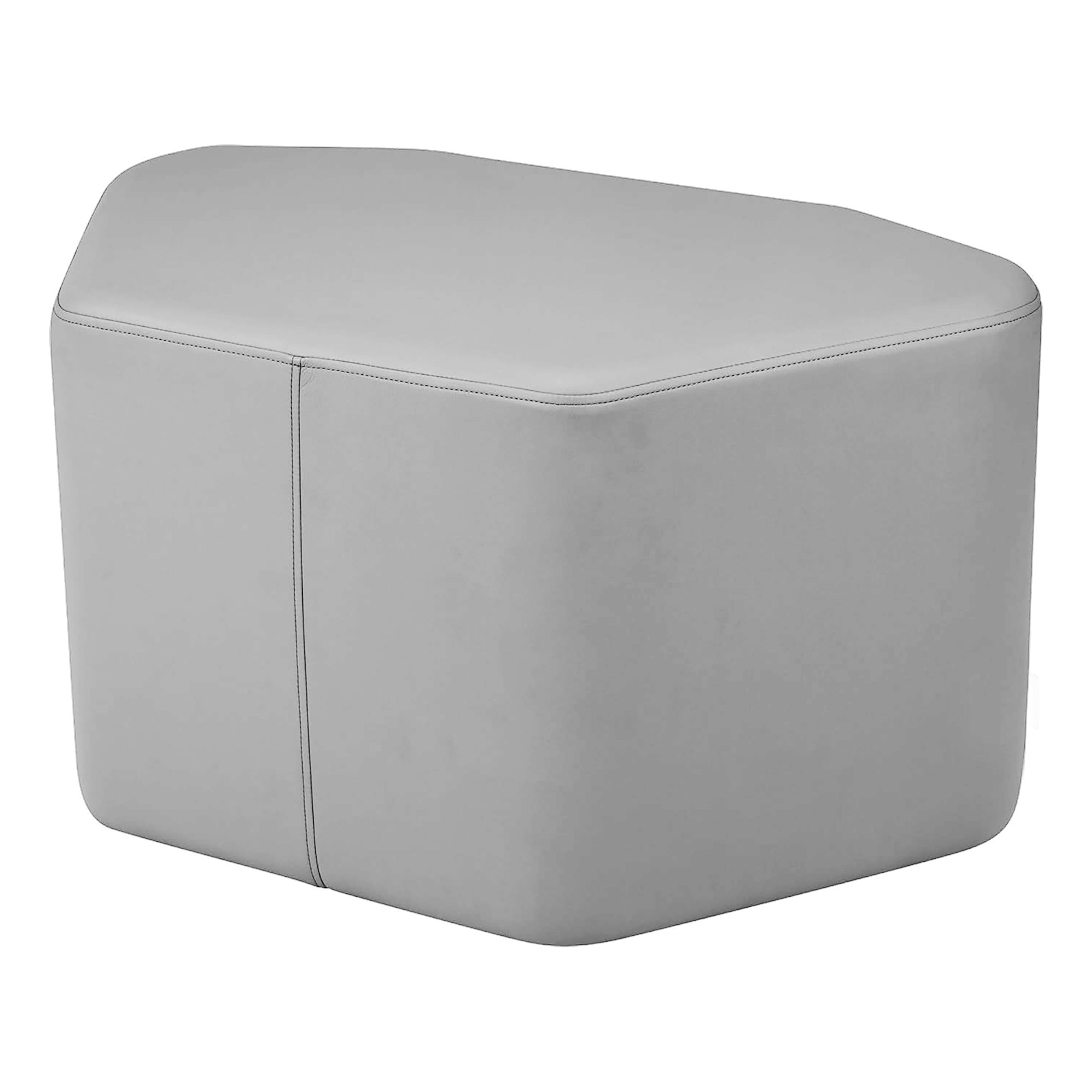 Pro Series Upholstered Petal Ottoman 18" Height - Gray