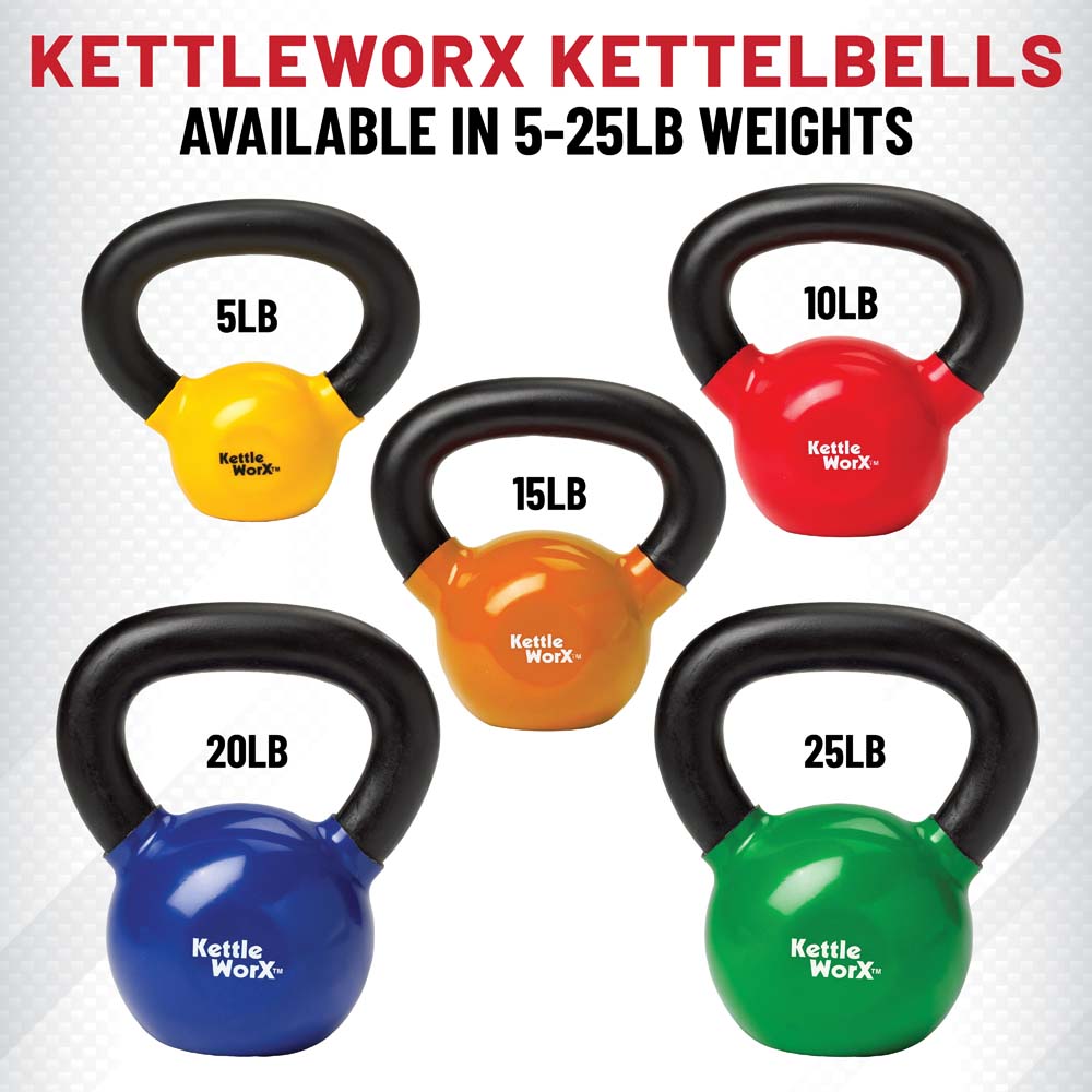 Kettleworx Kettlebell - 15 Lb