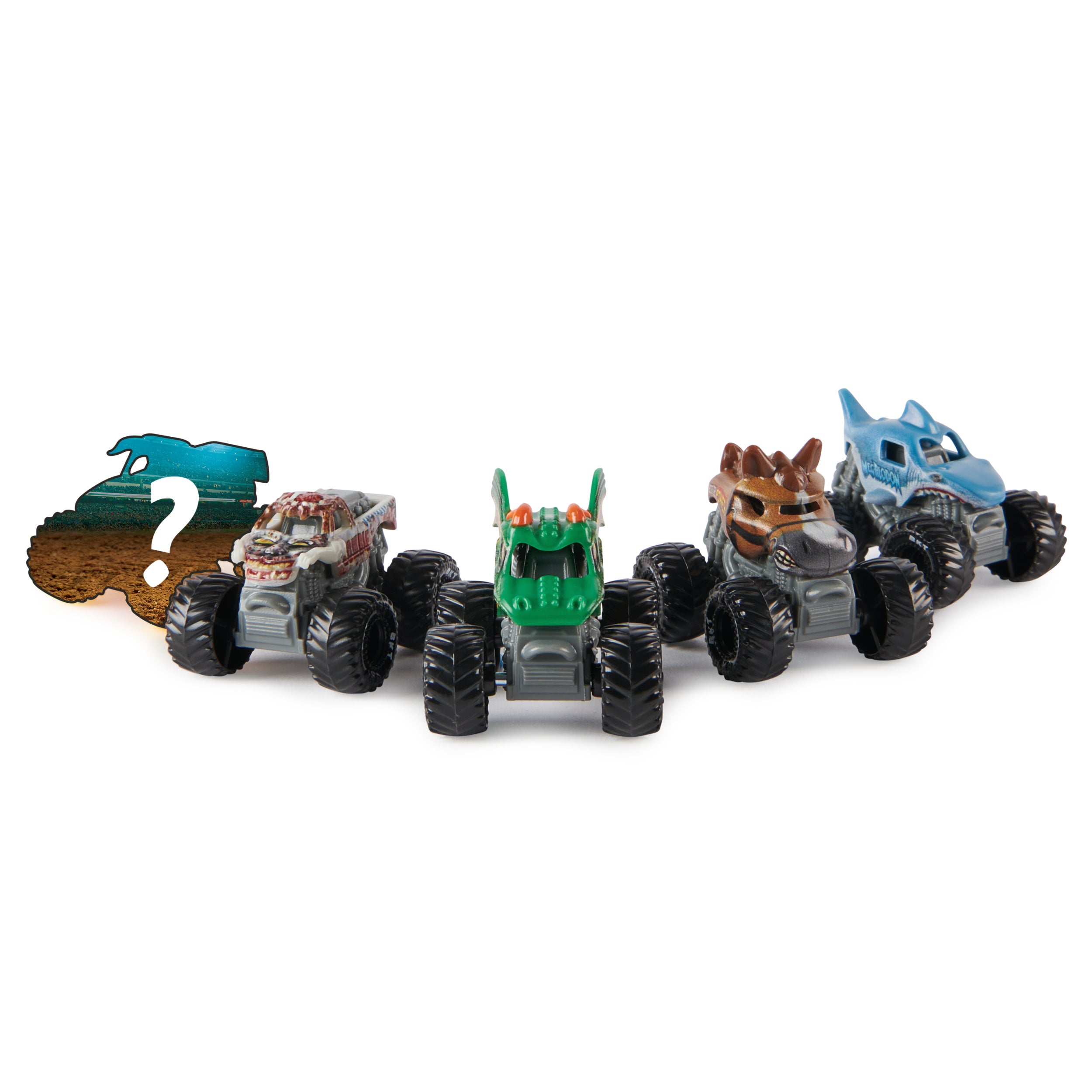 Monster Jam, Official Mini 5-Pack with Mystery Collectible Monster Truck, 1:87 Scale, Kids Toys for Boys and Girls Ages 3 and up