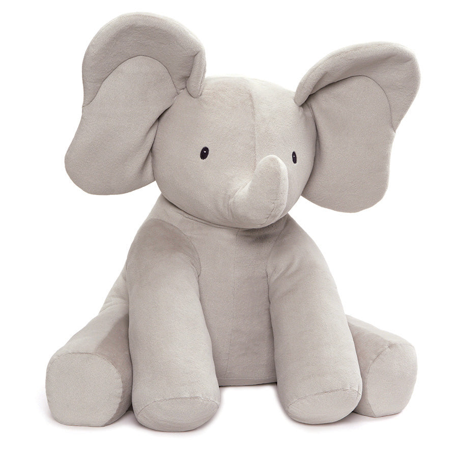 Baby GUND Jumbo Flappy the Elephant Plush Stuffed Animal, Gray, 24”