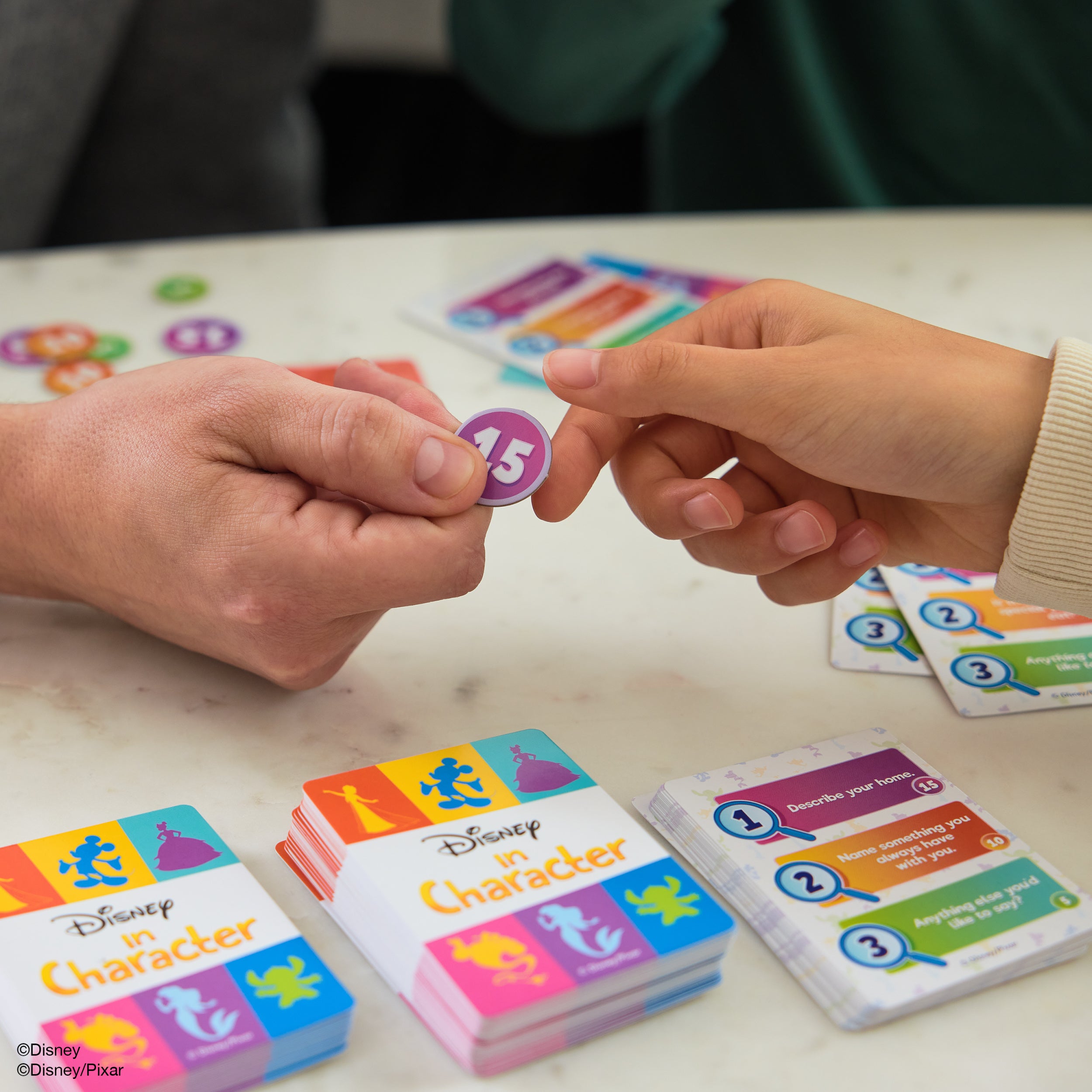 Spin Master Games, Disney in Character Card Game, Interactive Charades, Disney Trivia & More for Hilarious Family Fun, Indoor Activity, 2-4 Players, for Ages 8 & Up