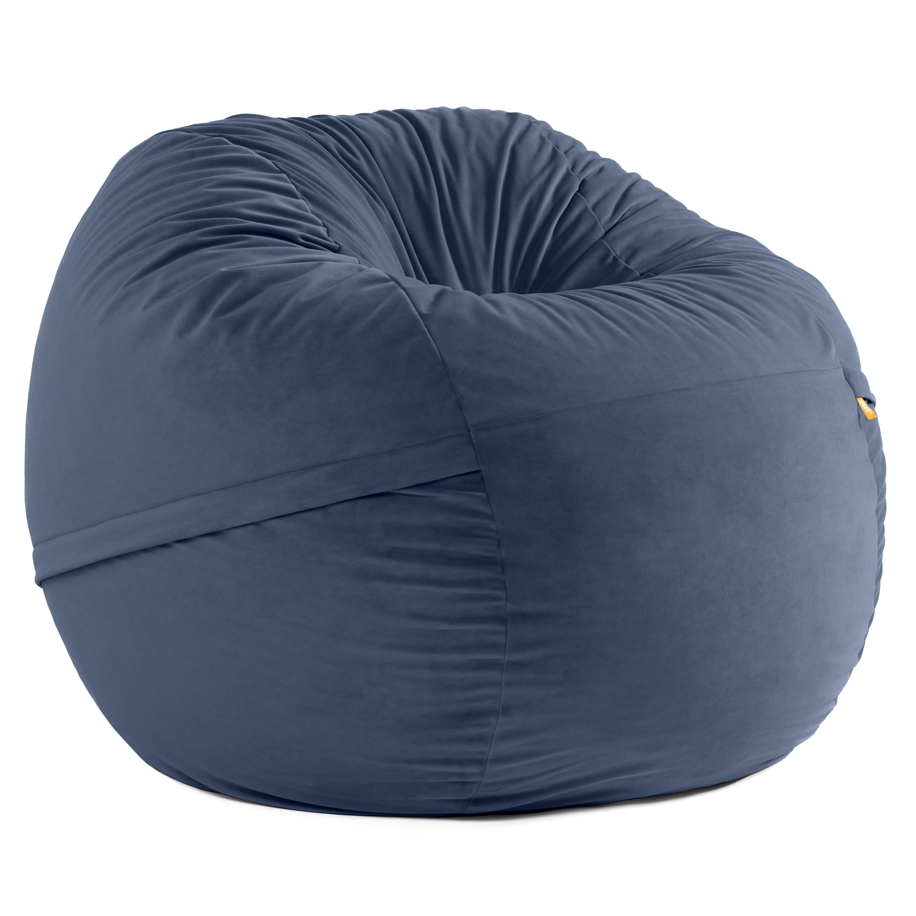 Jaxx 5 Foot Saxx - Large Round Bean Bag Chair for Adults - Lush Velvet Mauve
