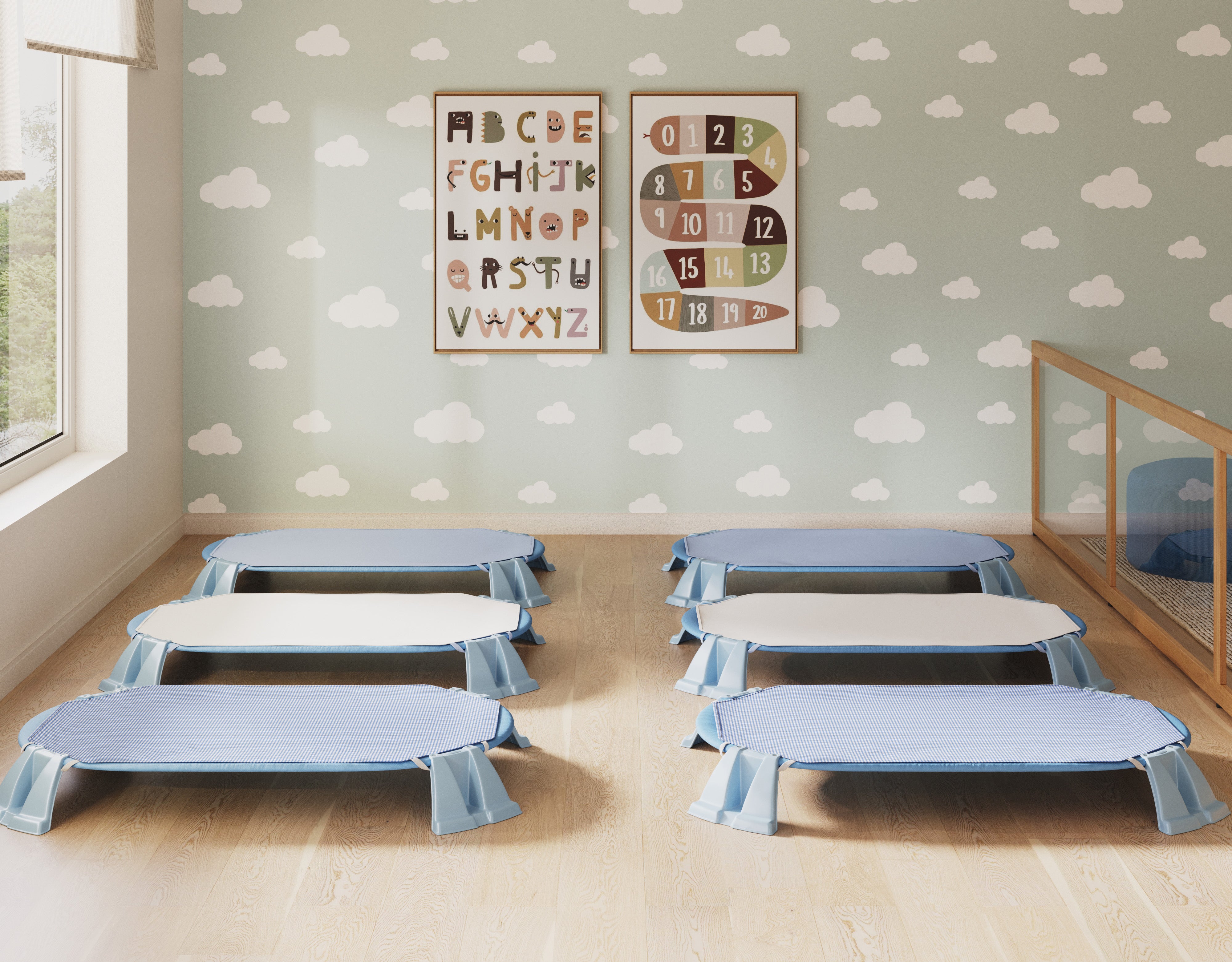 PODZ Toddler Cot - 4 Pack