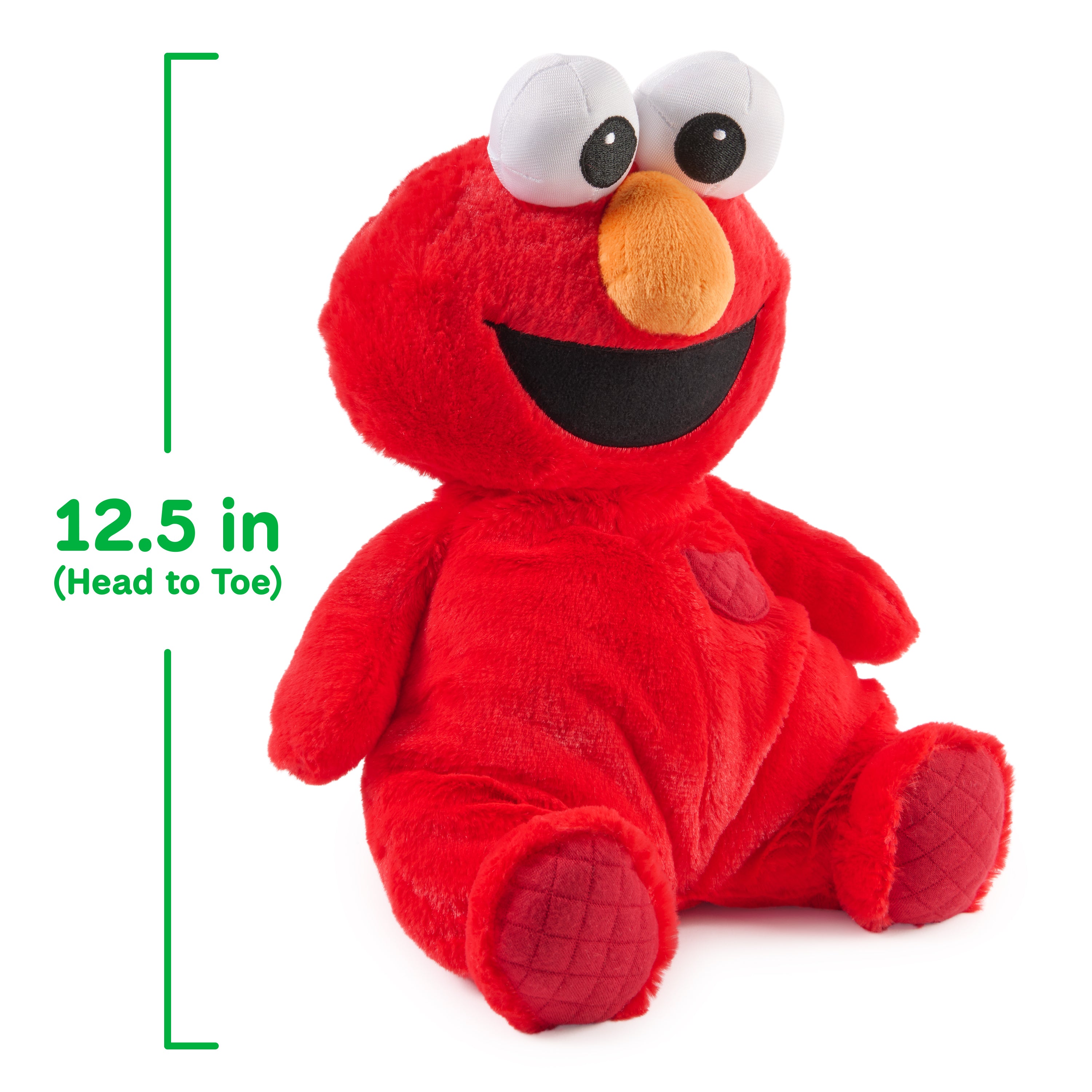 GUND Sesame Street Official Oh So Snuggly Elmo Plush, Plush Muppet, Sensory Toy, Sesame Street Stuffed Animals for Babies and Infants, Red, 12.5”