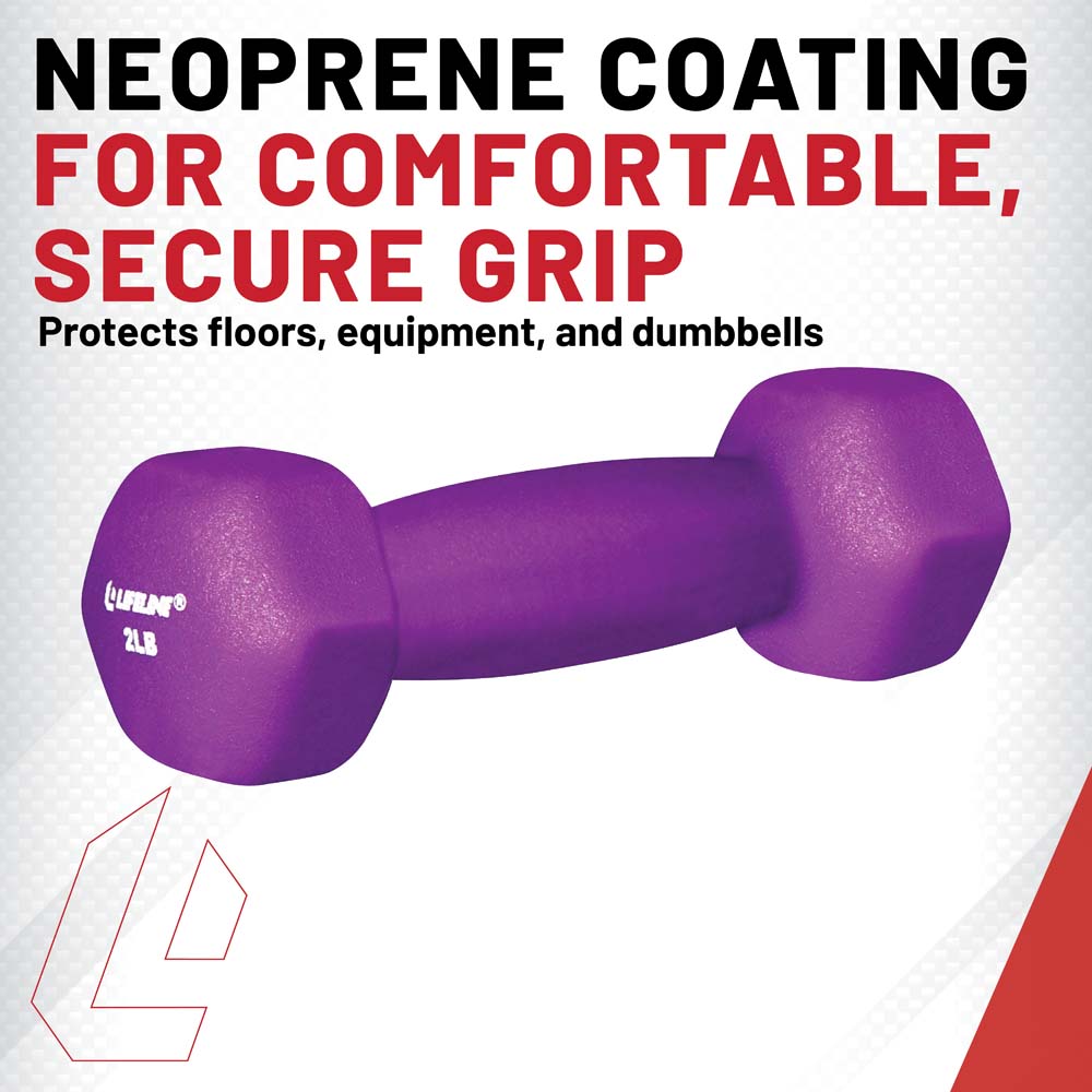 1Lb Hex Neoprene Dumbbell - Teal